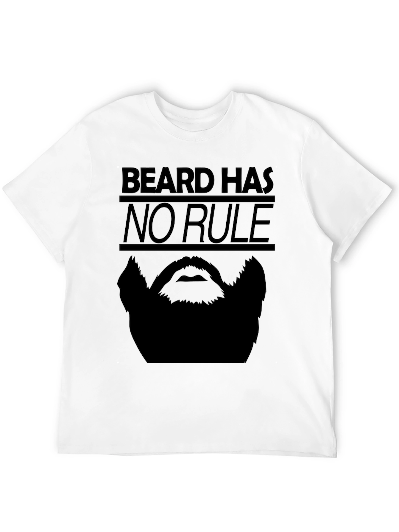 Beard Has No Rule Graphic Tee