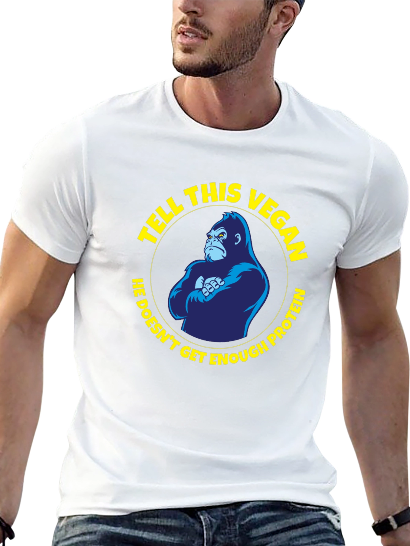 Tell This Vegan Enough Protein T-Shirt