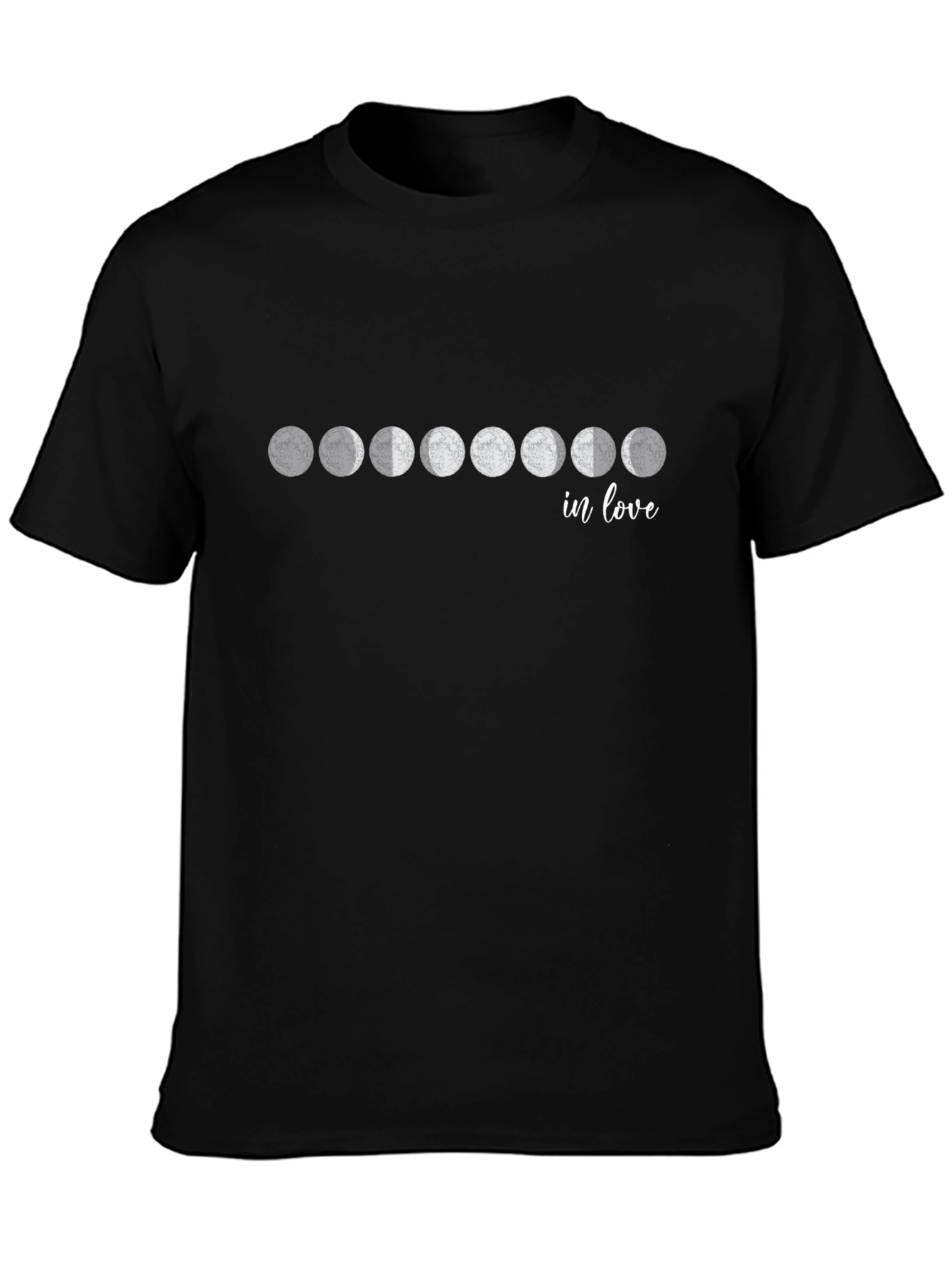 Moon Phase T-Shirt - In Love Black Tee