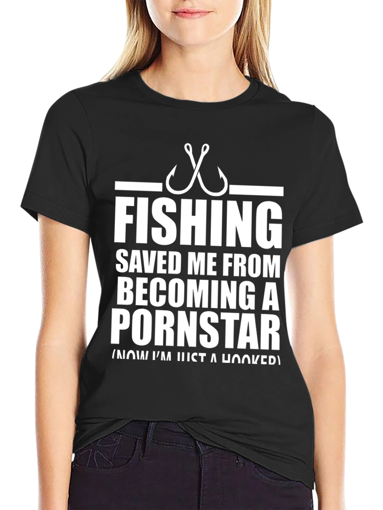 Funny Fishing Hook T-Shirt - Hooked Humor Tee