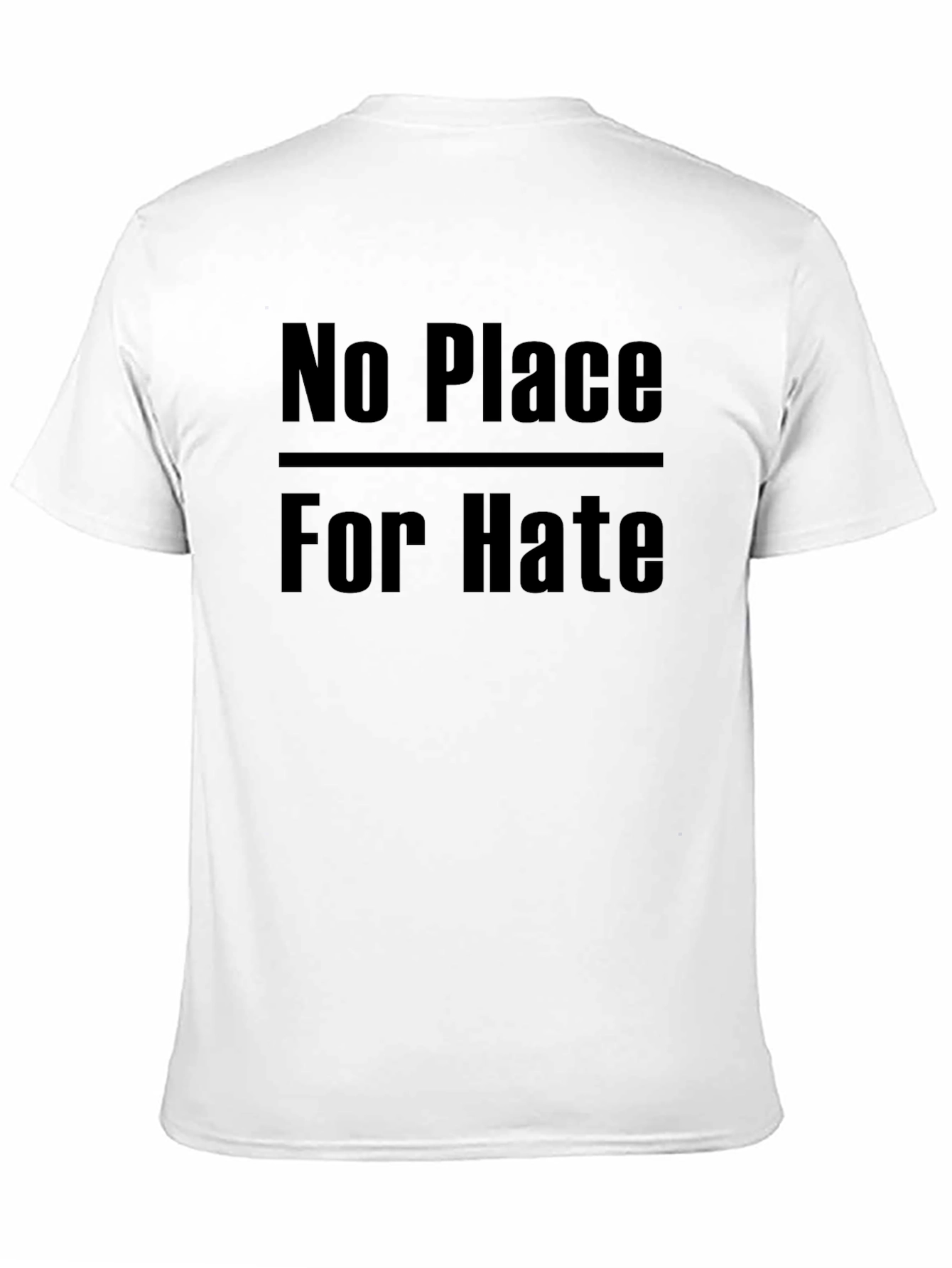 No Place For Hate Black T-Shirt