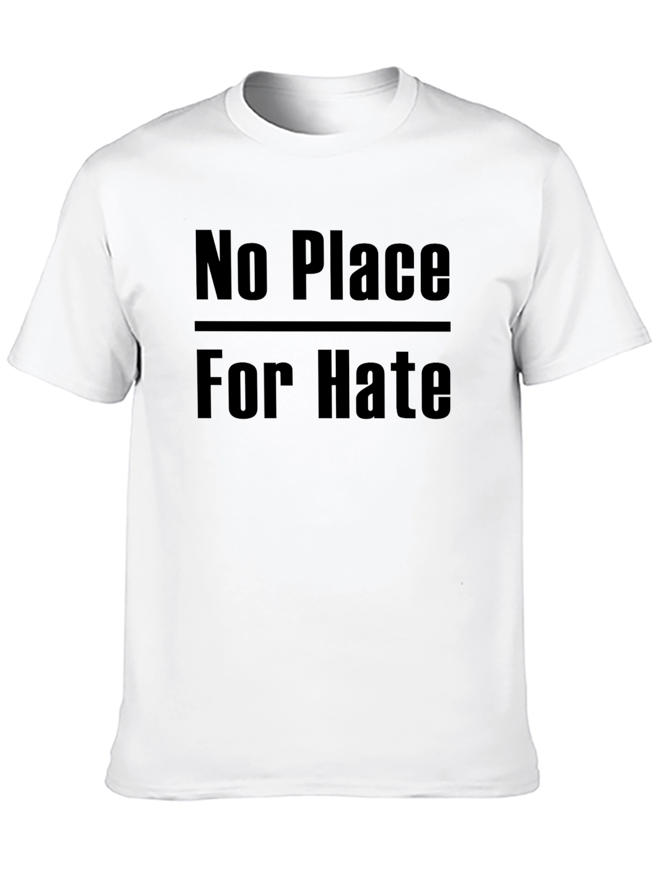 No Place For Hate Black T-Shirt
