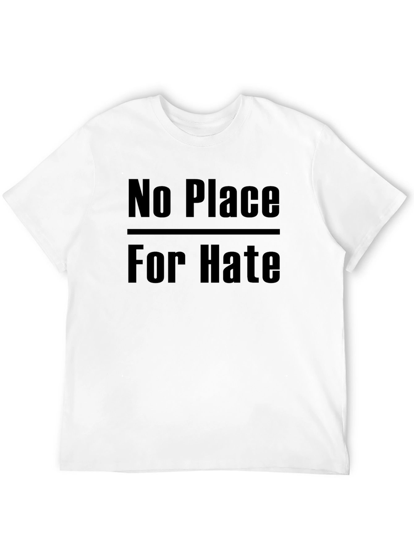 No Place For Hate Black T-Shirt