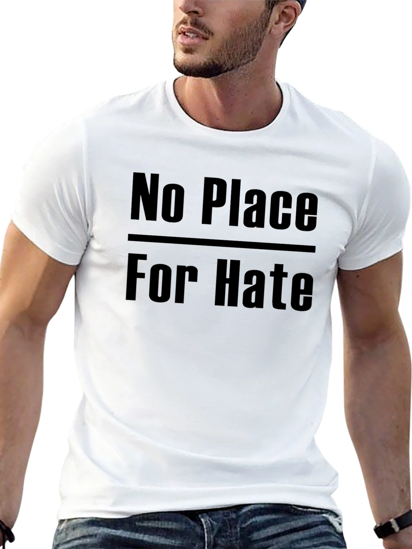No Place For Hate Black T-Shirt