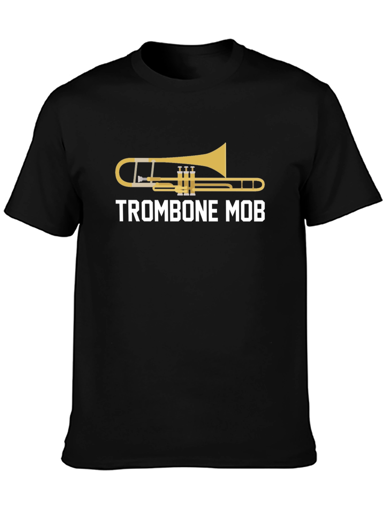 Trombone Mob Graphic T-Shirt - Musician Tee