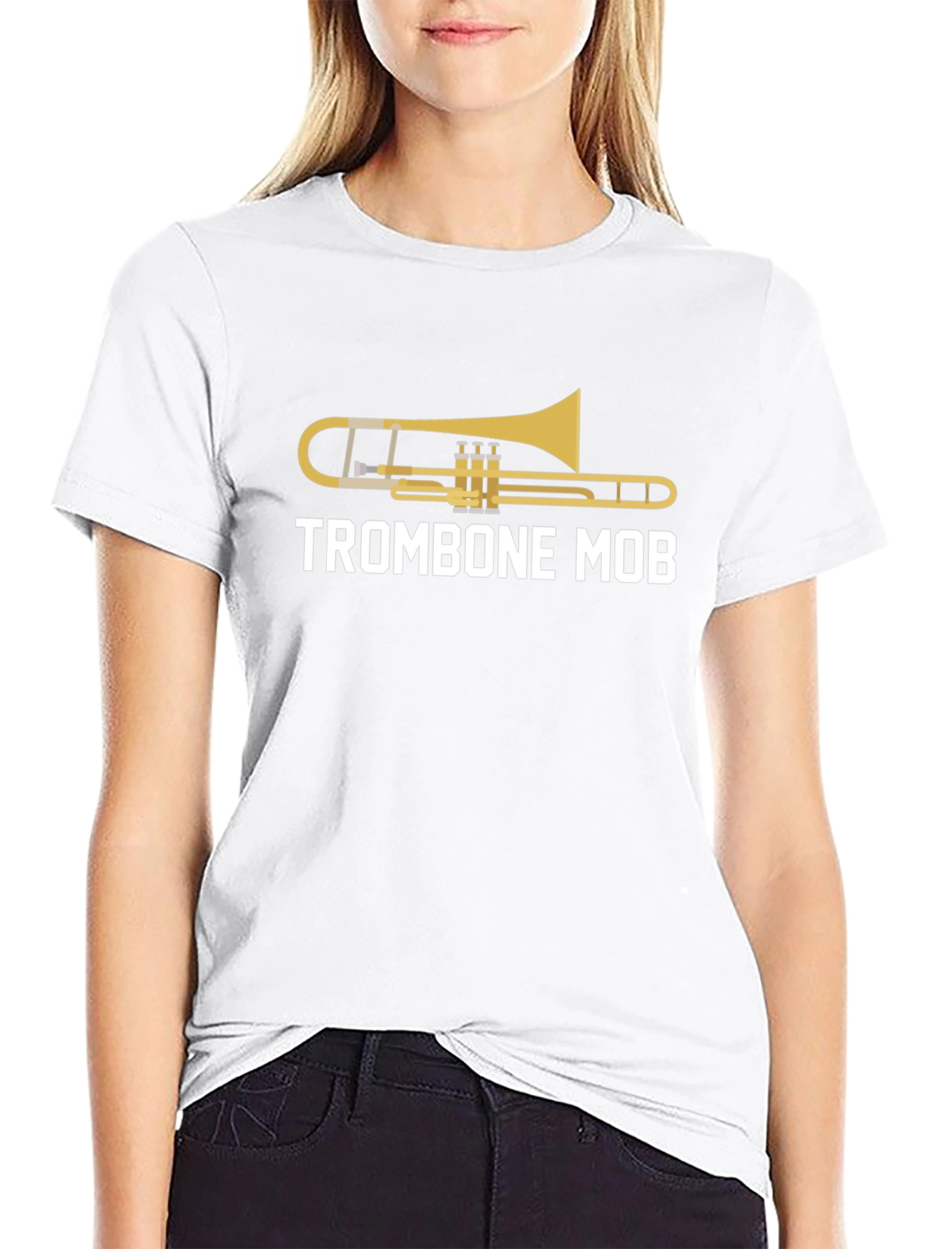 Trombone Mob Graphic T-Shirt - Musician Tee
