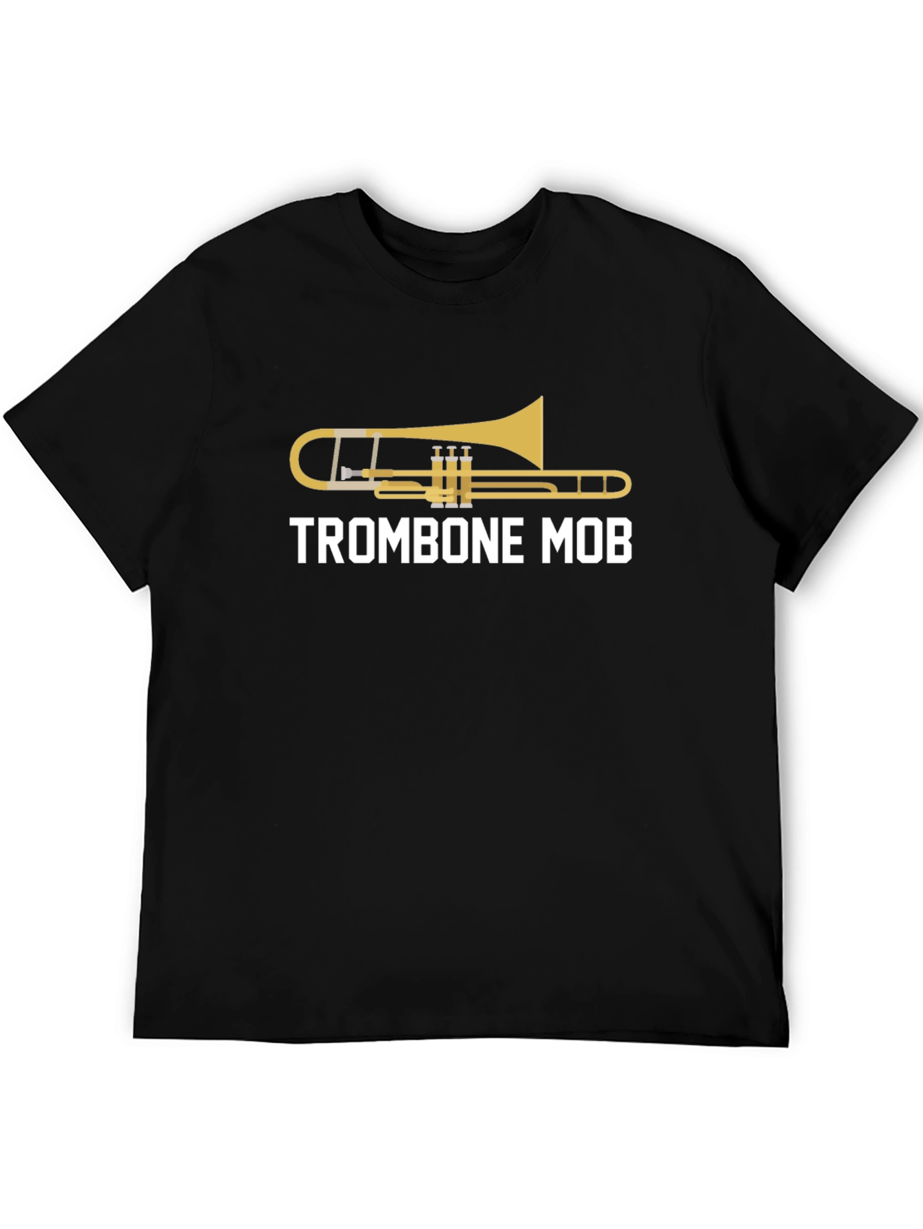 Trombone Mob Graphic T-Shirt - Musician Tee