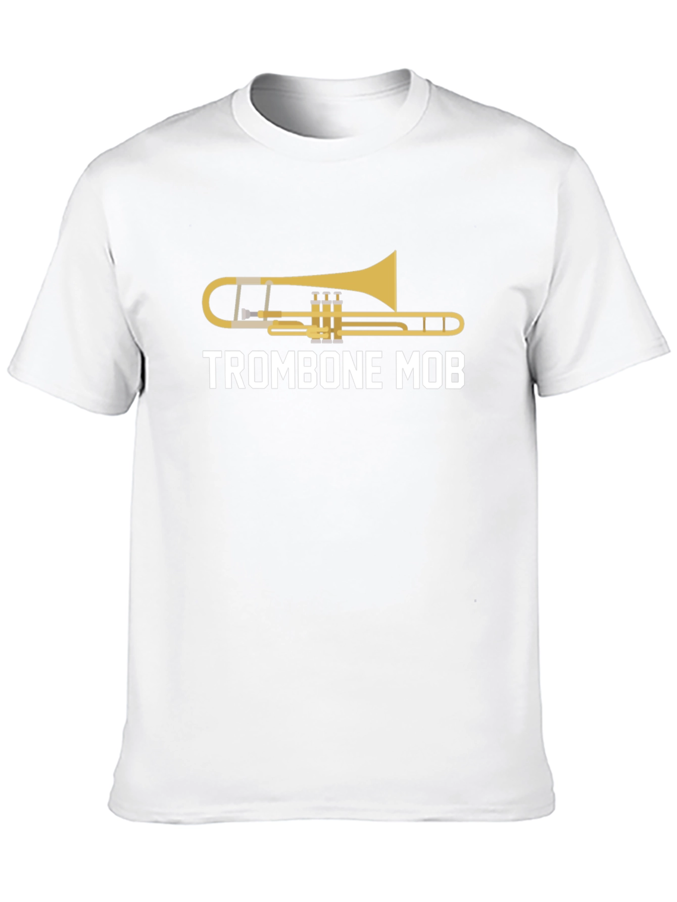Trombone Mob Graphic T-Shirt - Musician Tee