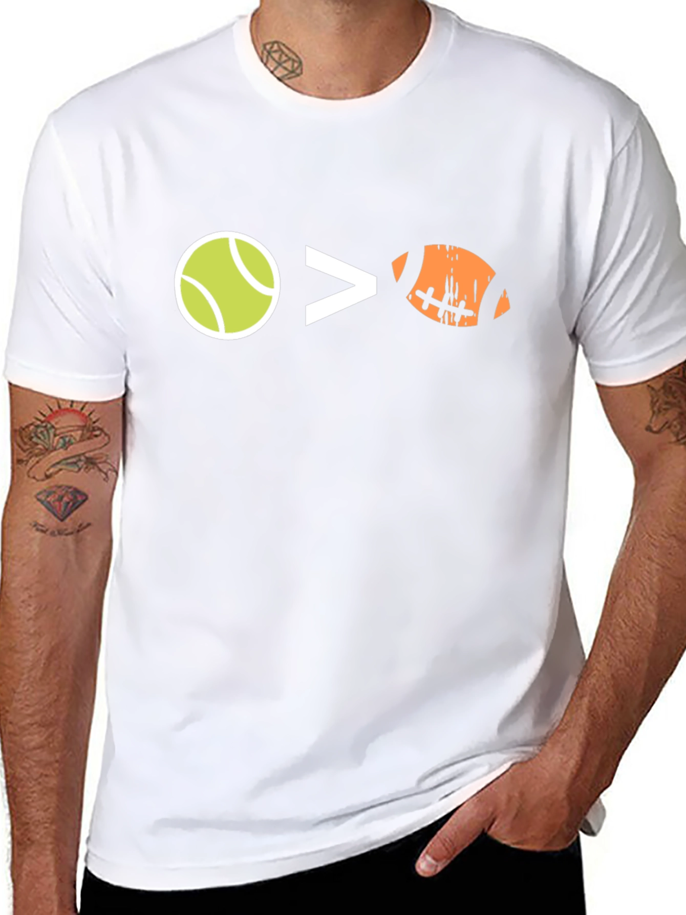 Tennis is Greater Than Football T-Shirt