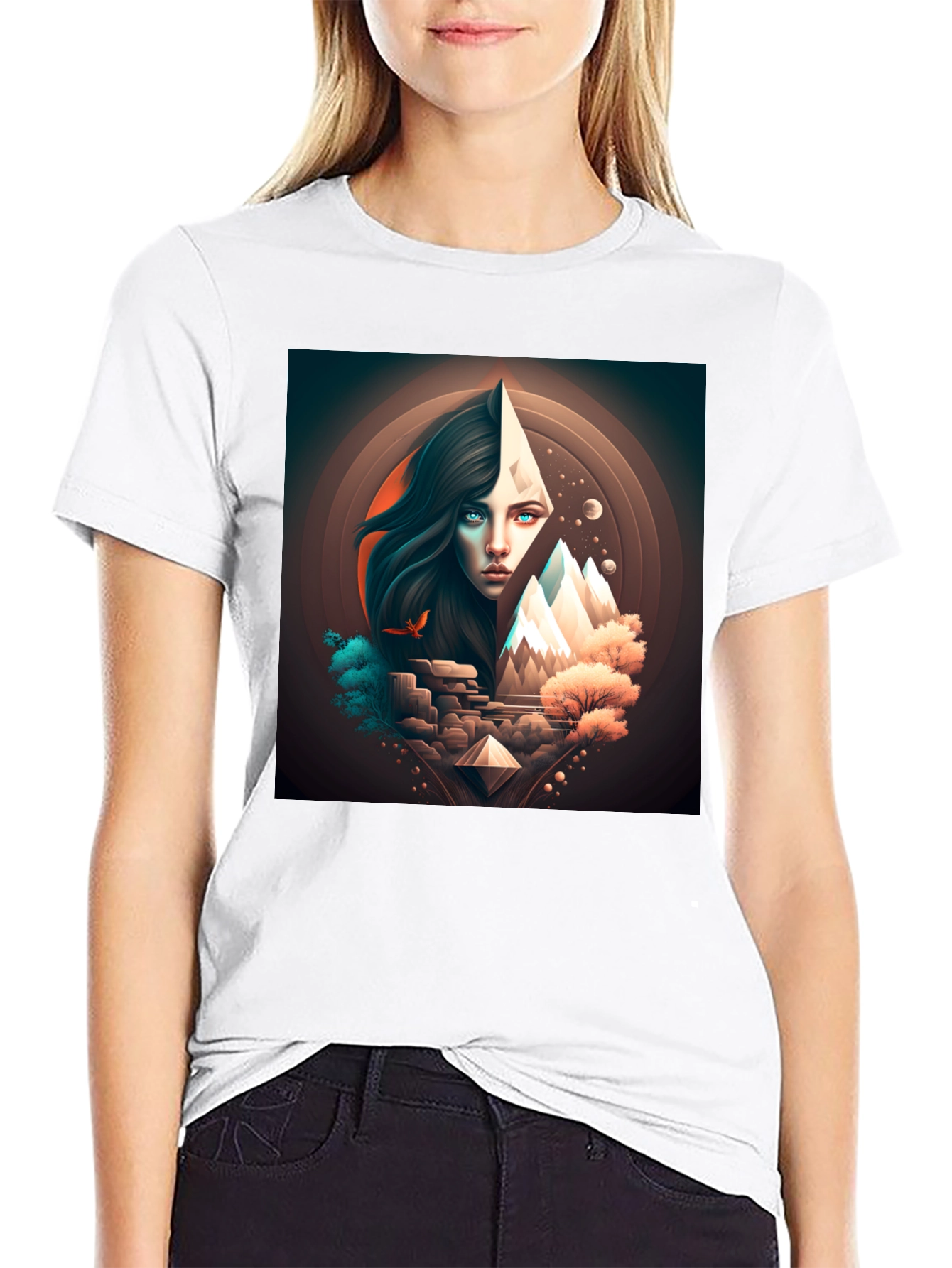 Mystic Mountain Graphic Tee - Unique Design