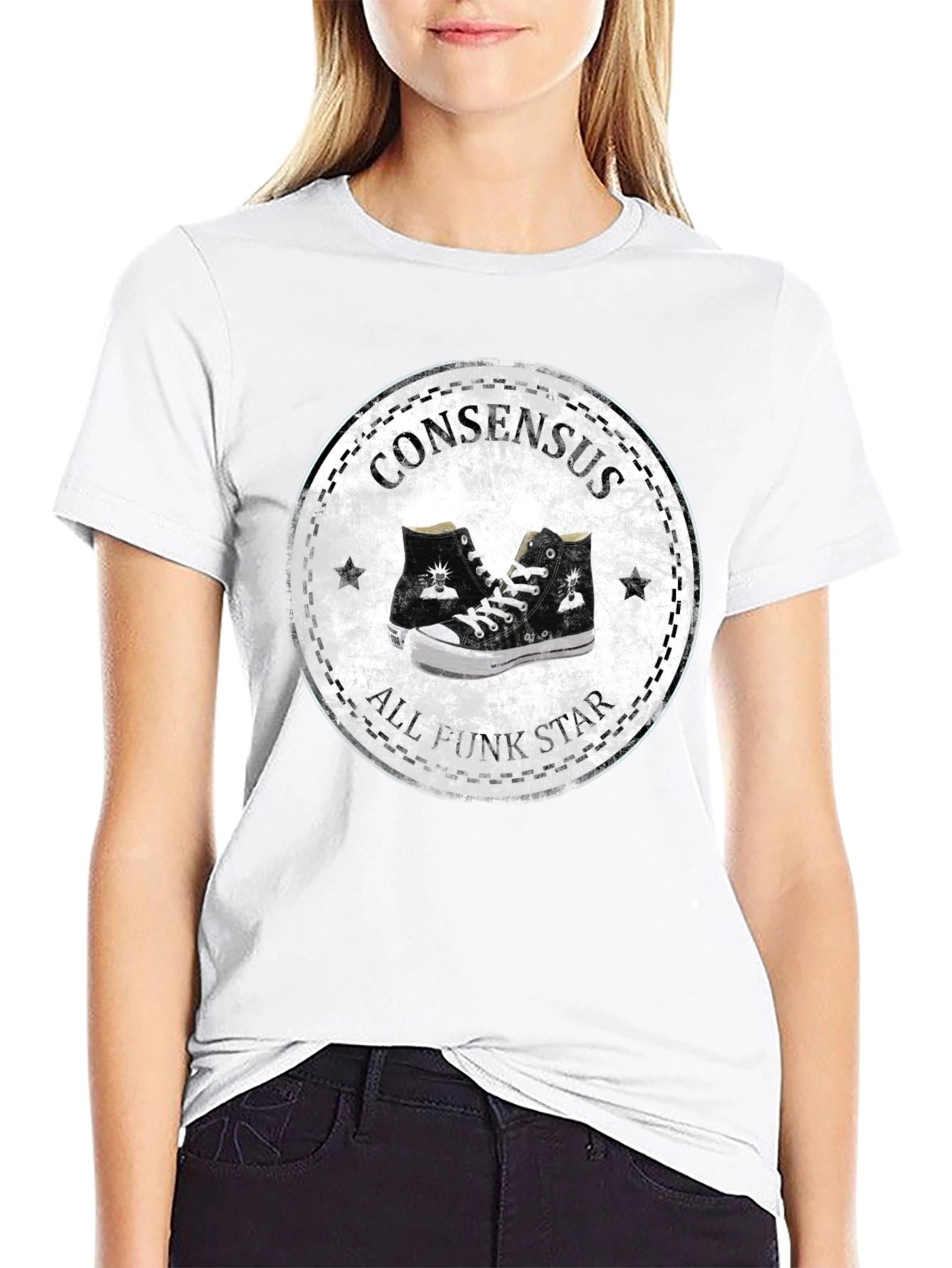 Consensus All Punk Star Graphic T-Shirt