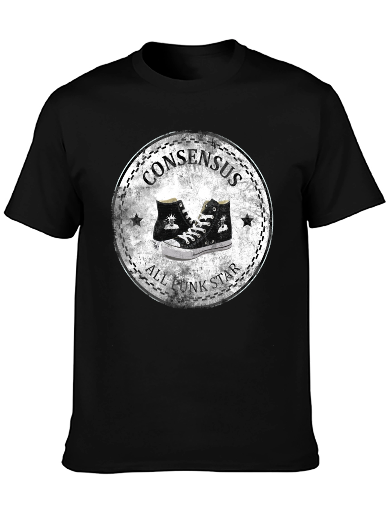 Consensus All Punk Star Graphic T-Shirt