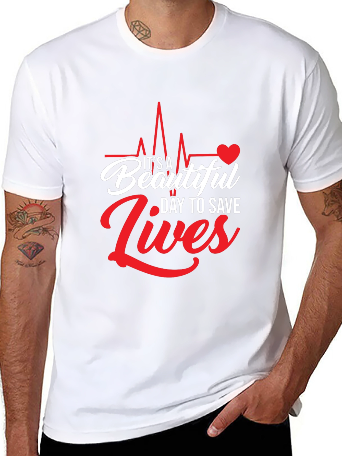 Its A Beautiful Day to Save Lives Graphic Tee