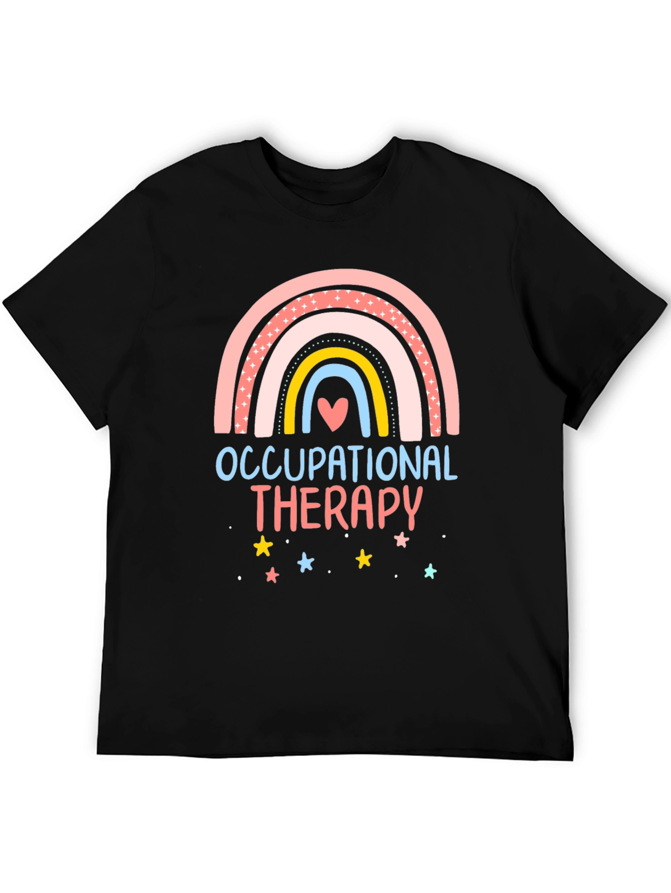 Occupational Therapy Rainbow Graphic Tee