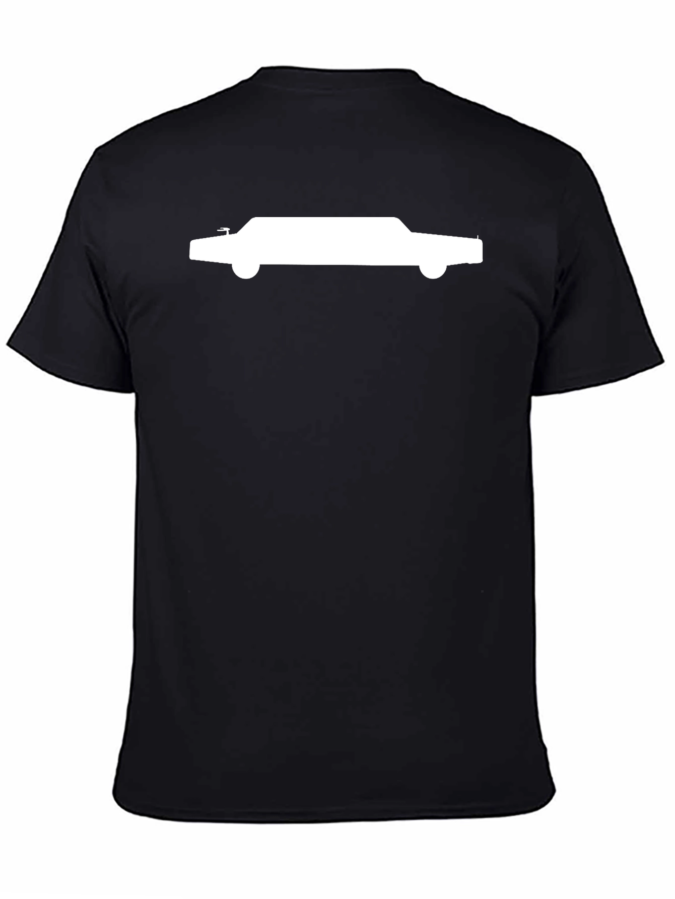 Classic Car Silhouette T-Shirt - Black