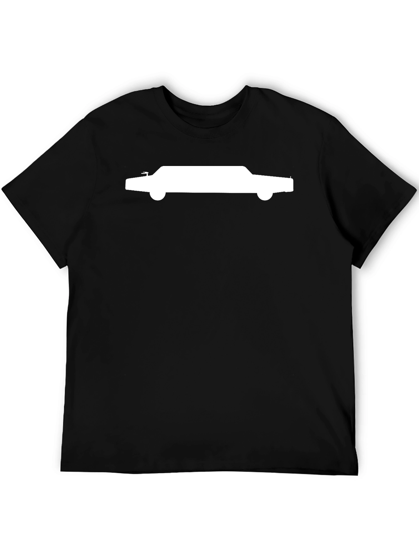 Classic Car Silhouette T-Shirt - Black