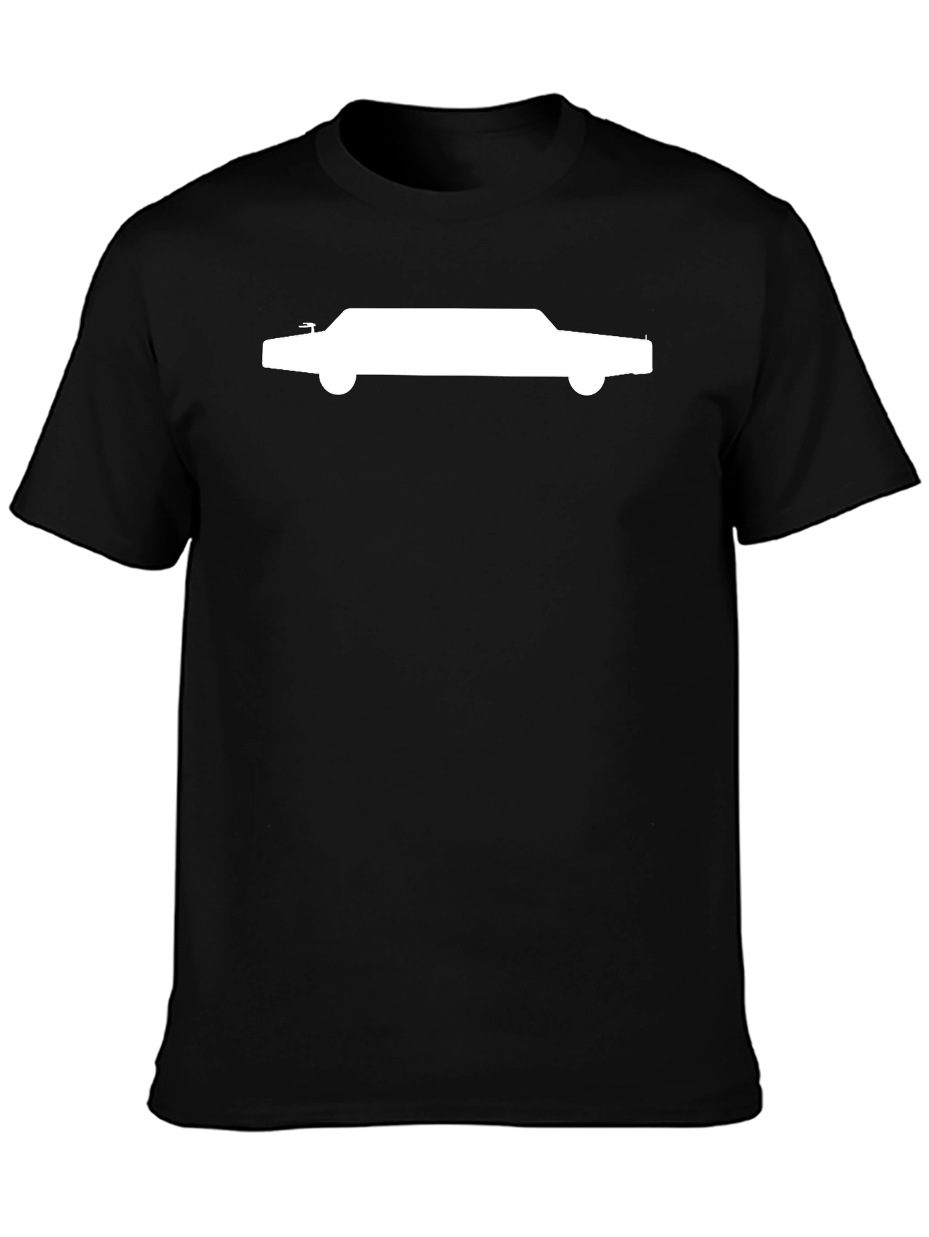 Classic Car Silhouette T-Shirt - Black
