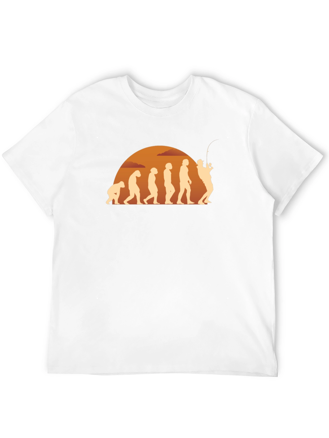Evolution of Fishing T-Shirt - Angler Gift