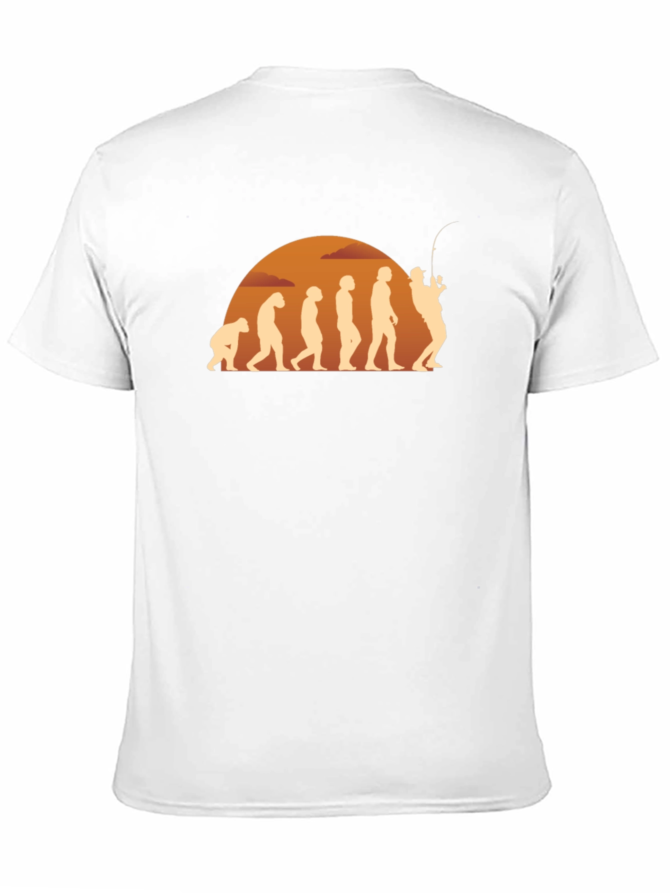 Evolution of Fishing T-Shirt - Angler Gift
