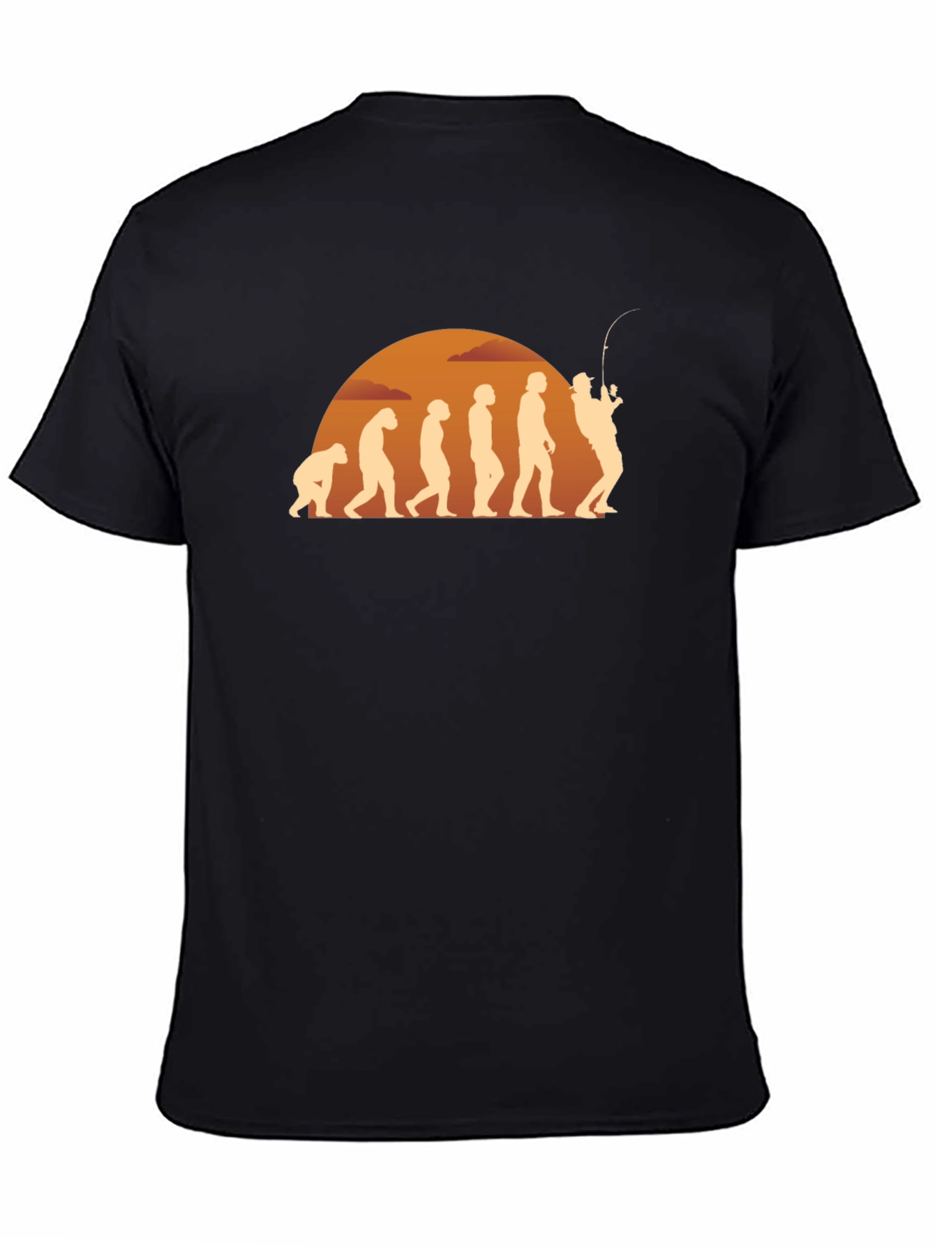 Evolution of Fishing T-Shirt - Angler Gift