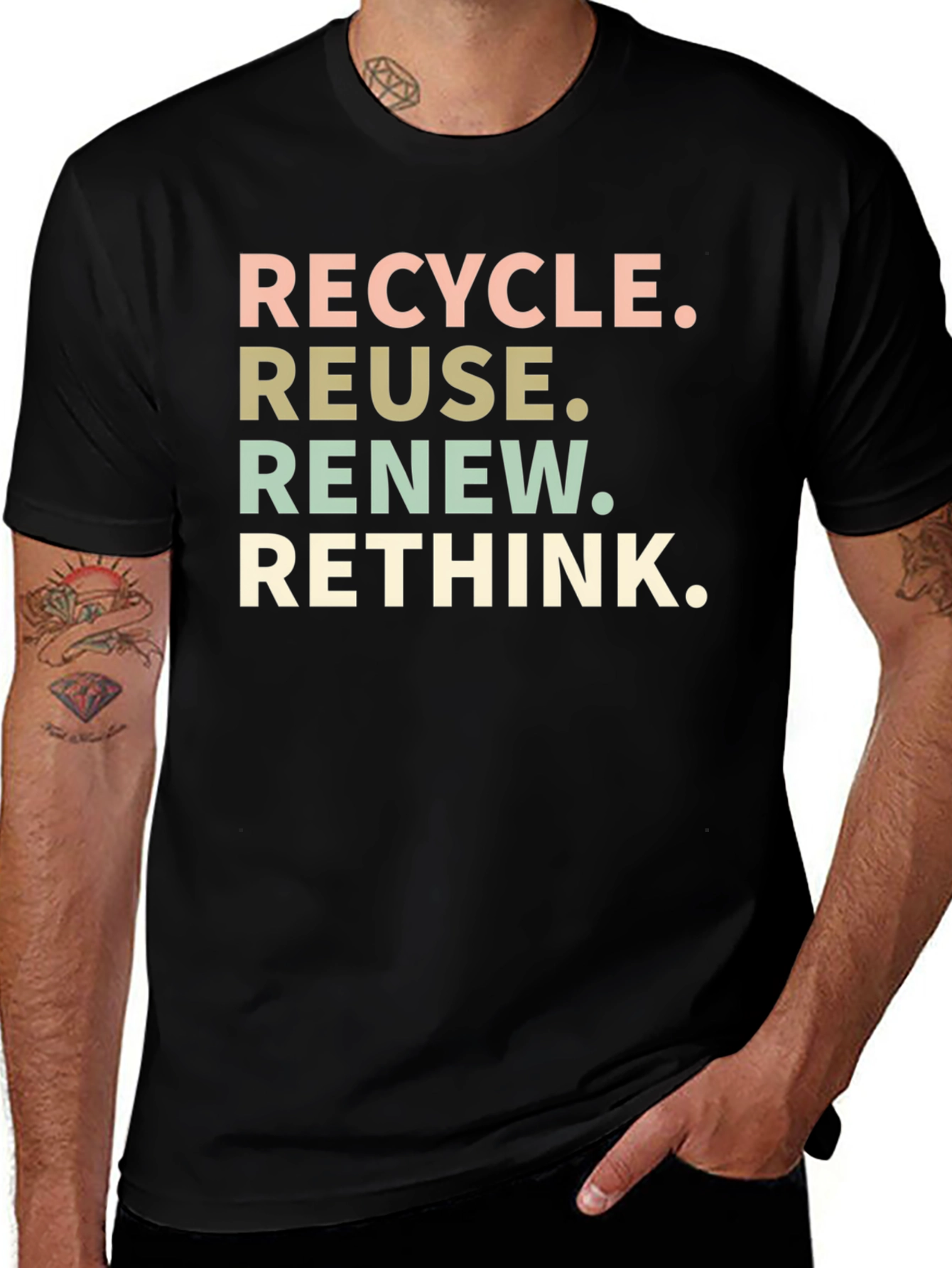 Eco-Friendly Recycle Reuse T-Shirt