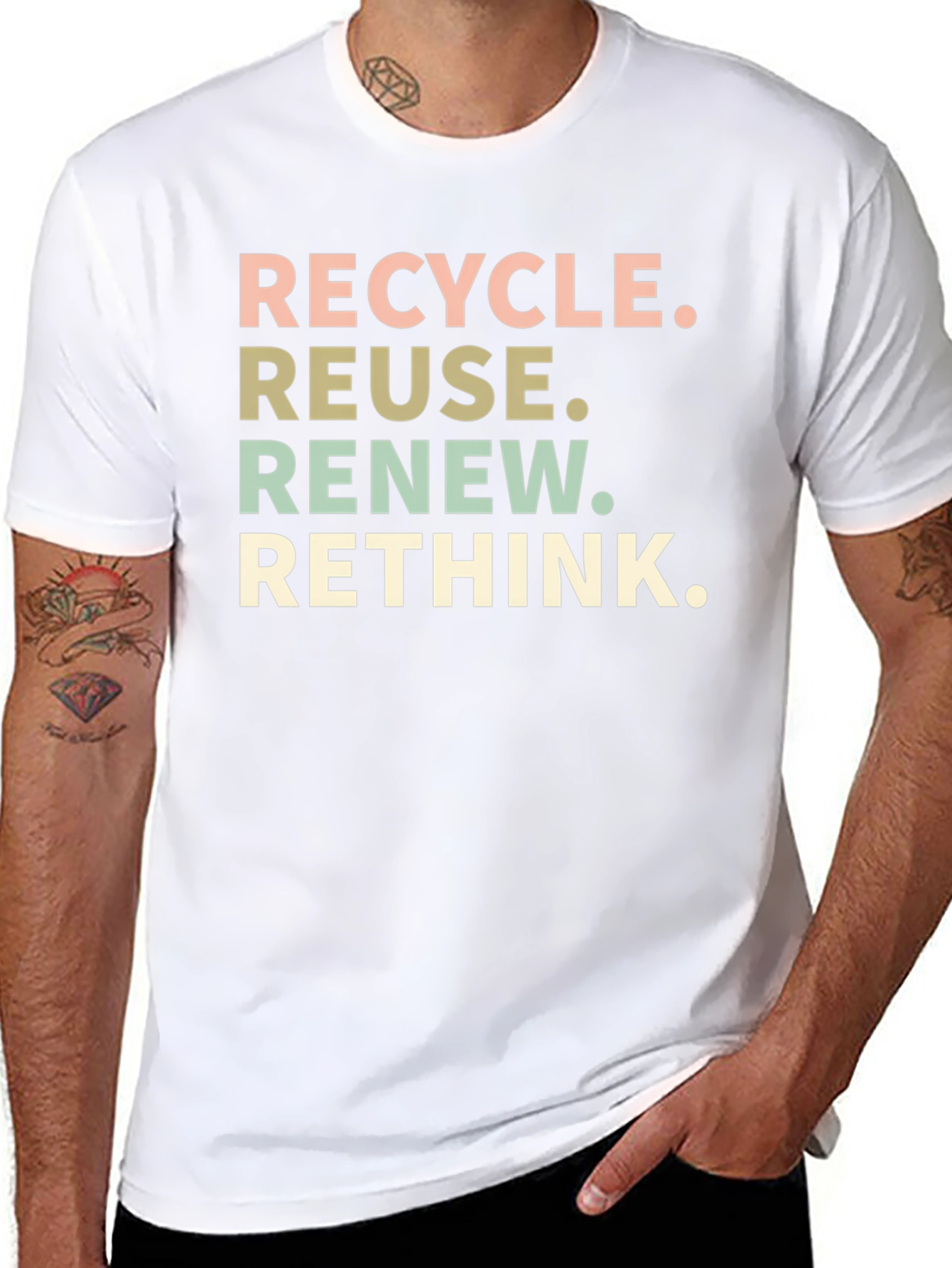 Eco-Friendly Recycle Reuse T-Shirt