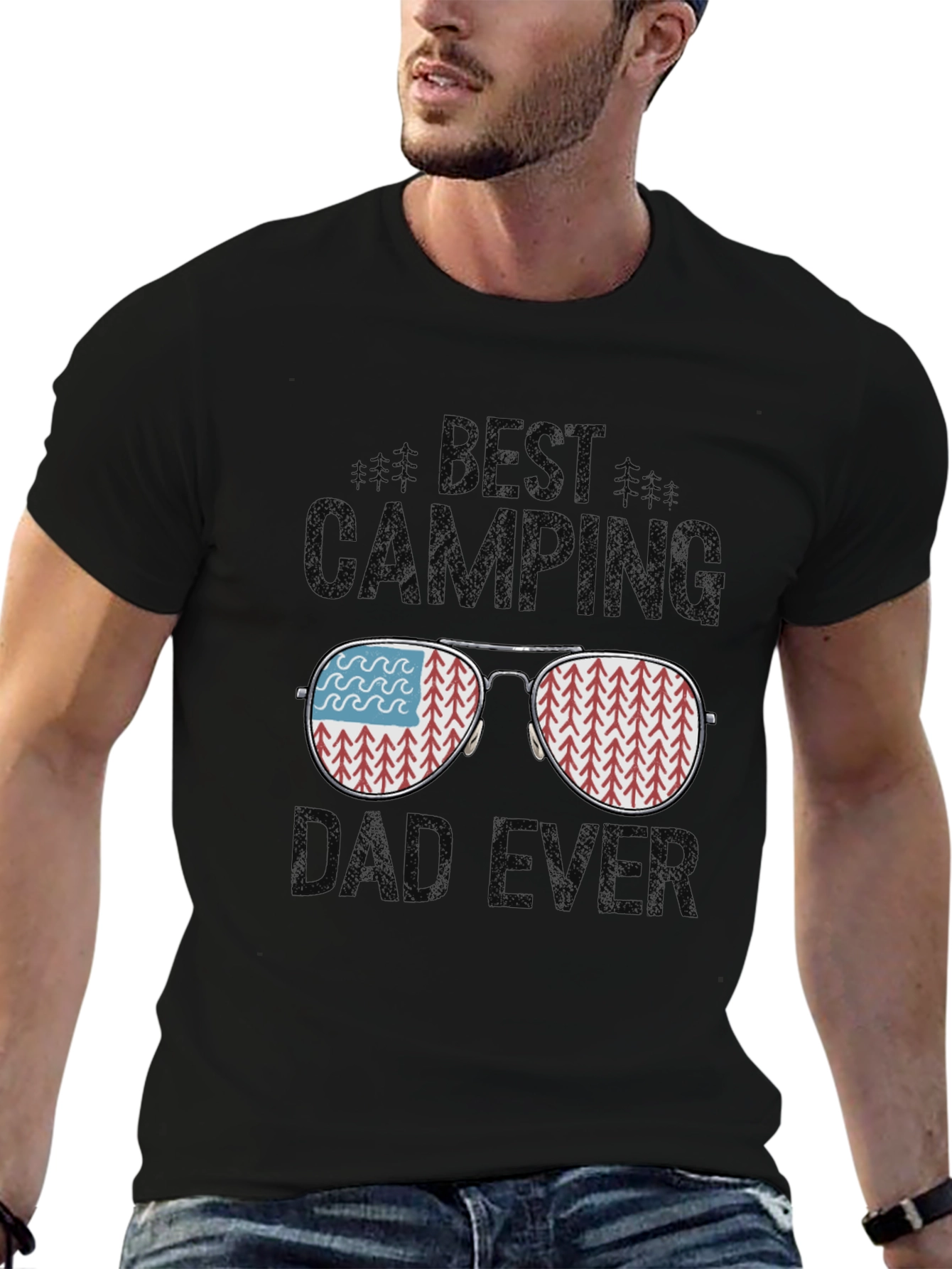 Best Camping Dad Ever T-Shirt