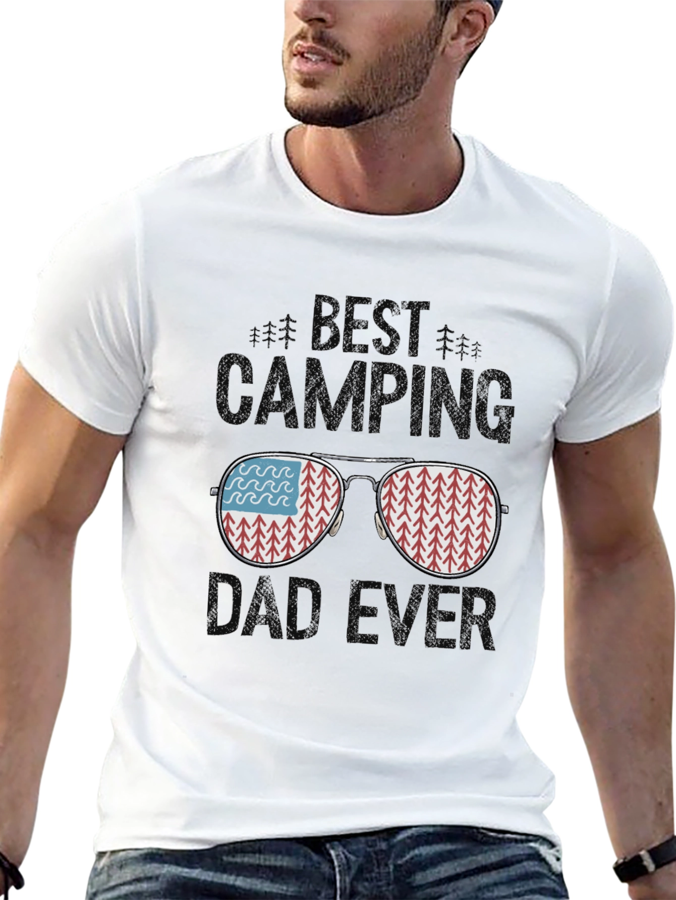 Best Camping Dad Ever T-Shirt