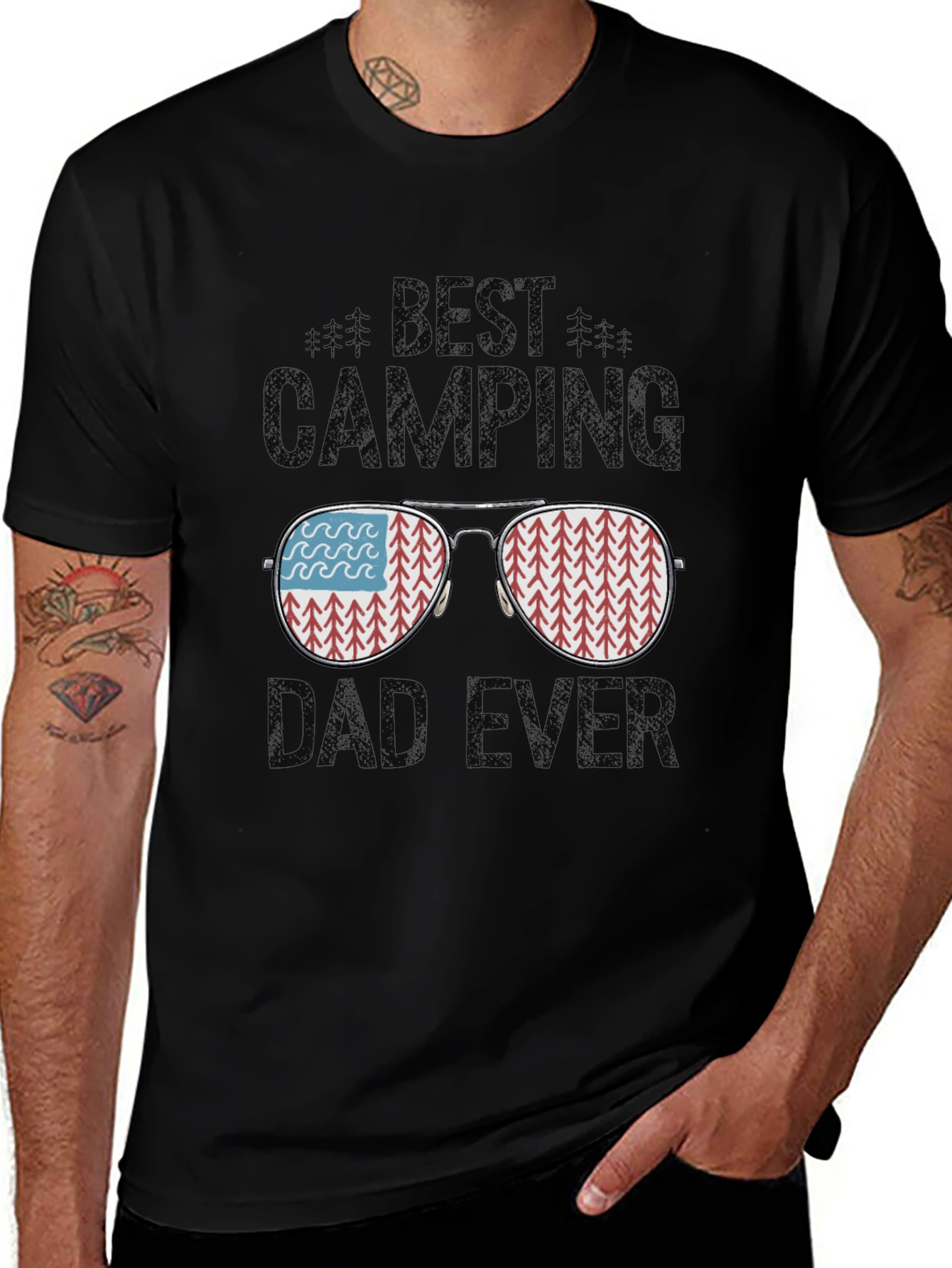 Best Camping Dad Ever T-Shirt