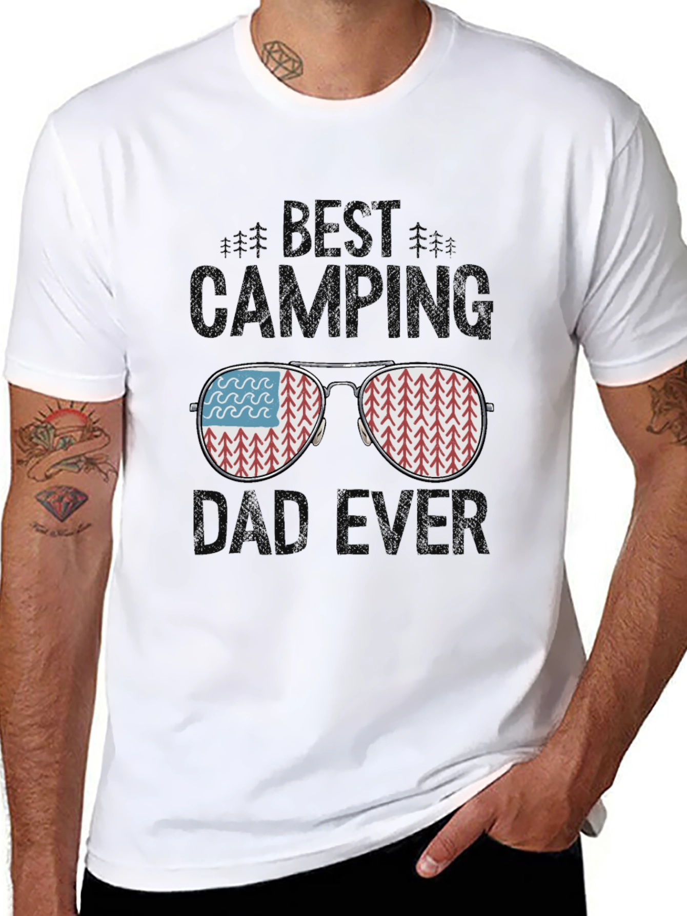 Best Camping Dad Ever T-Shirt