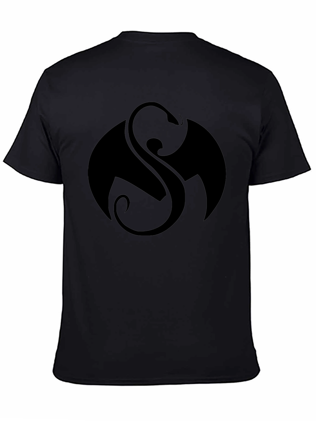Black Strange Music Logo Graphic T-Shirt