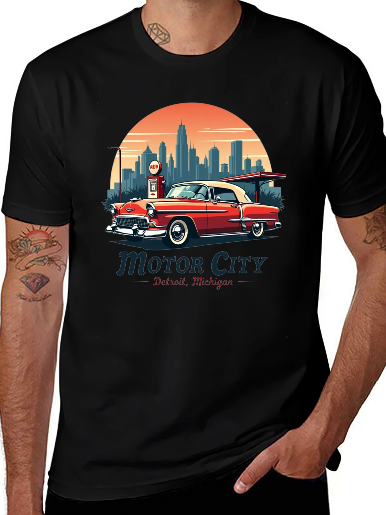 Motor City Classic Car Tee