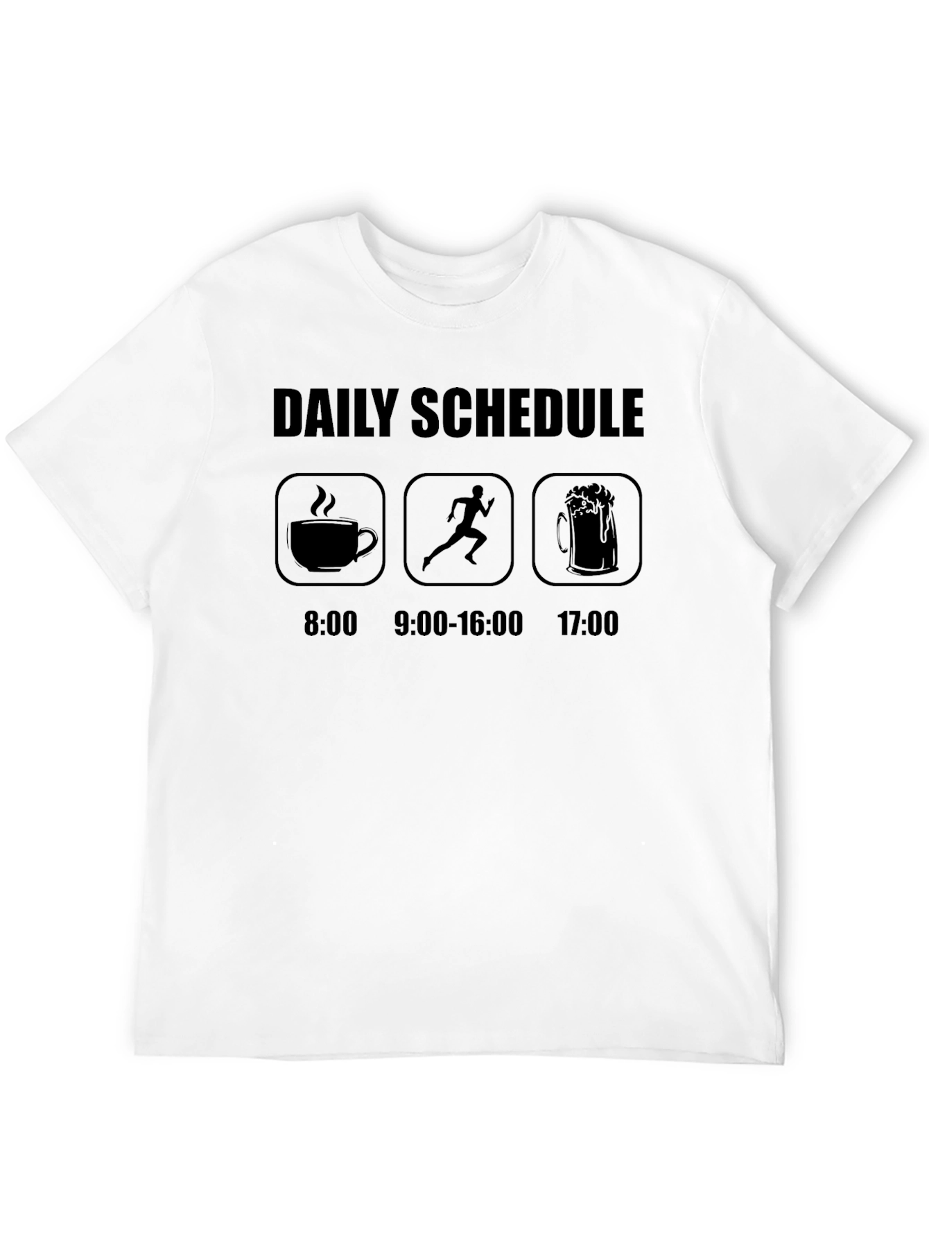 Daily Schedule Coffee Run Beer T-Shirt