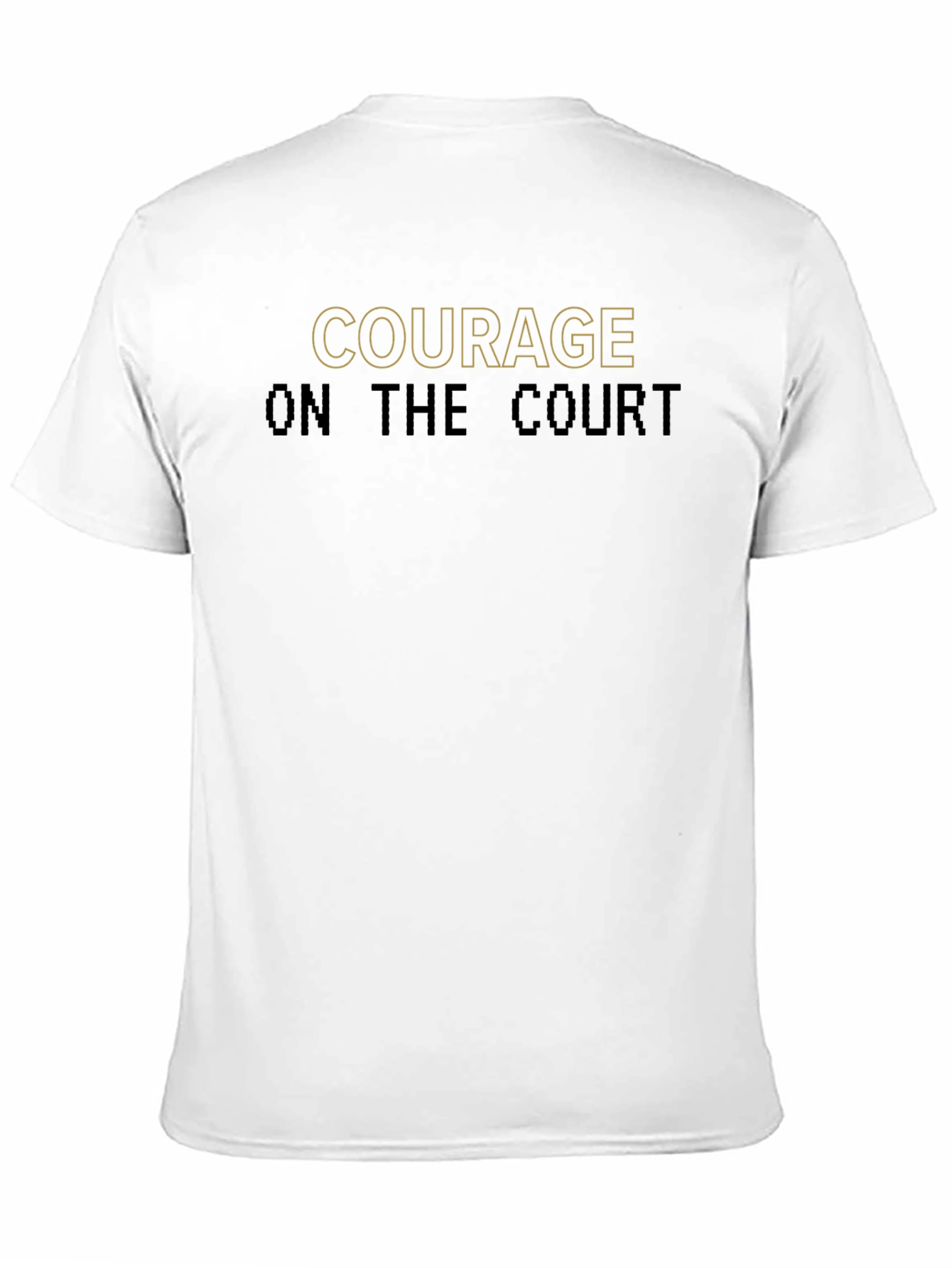 Courage on the Court Black Tee