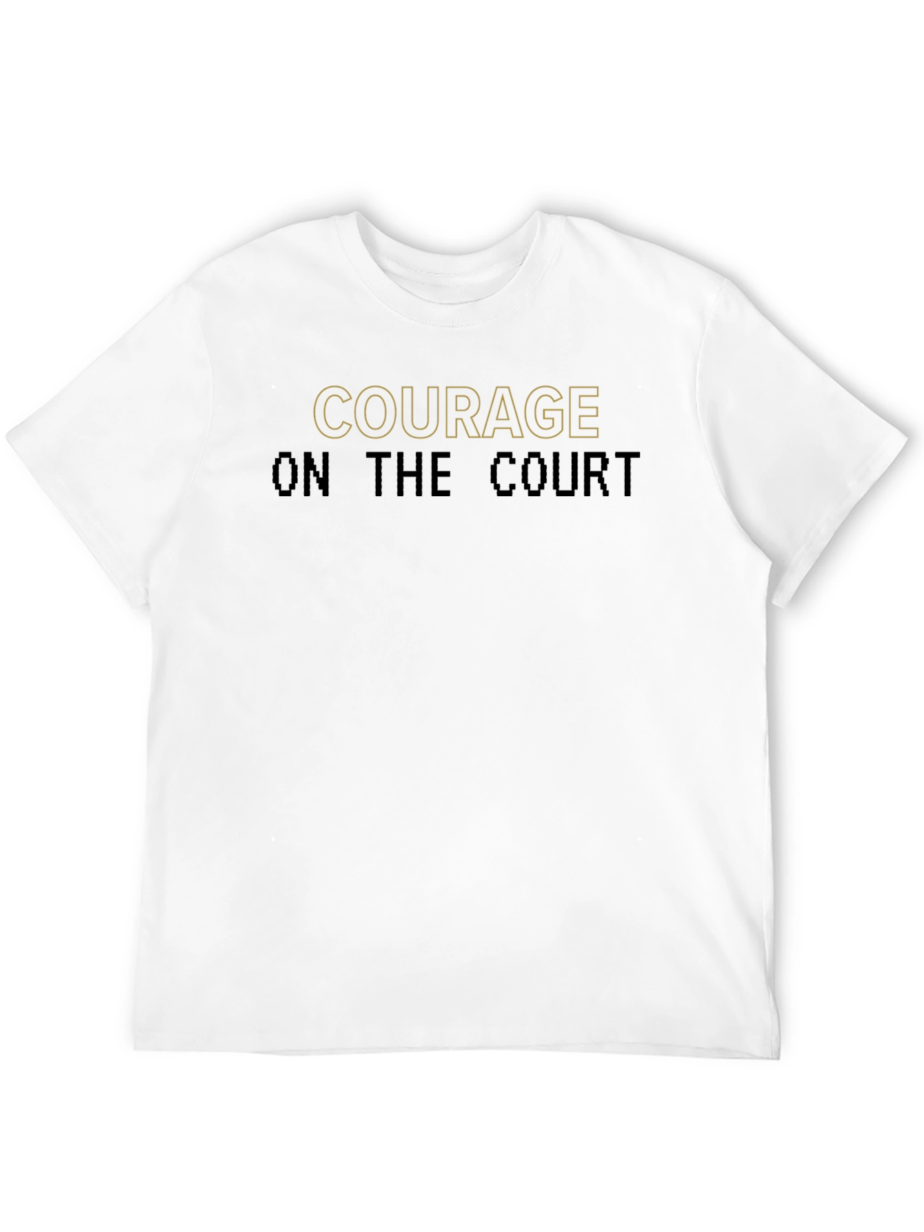 Courage on the Court Black Tee