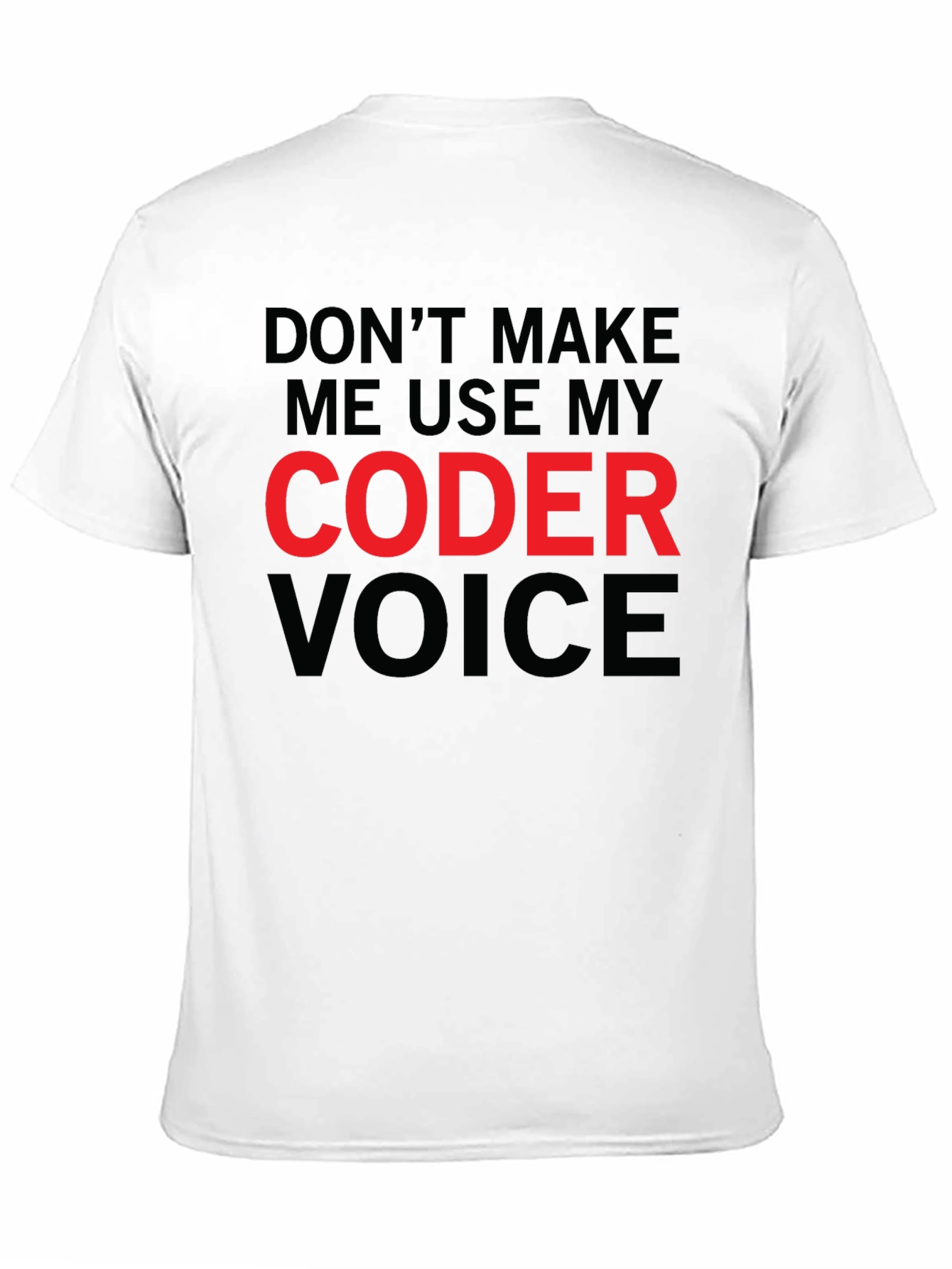 Coder Voice Funny Programmer T-Shirt