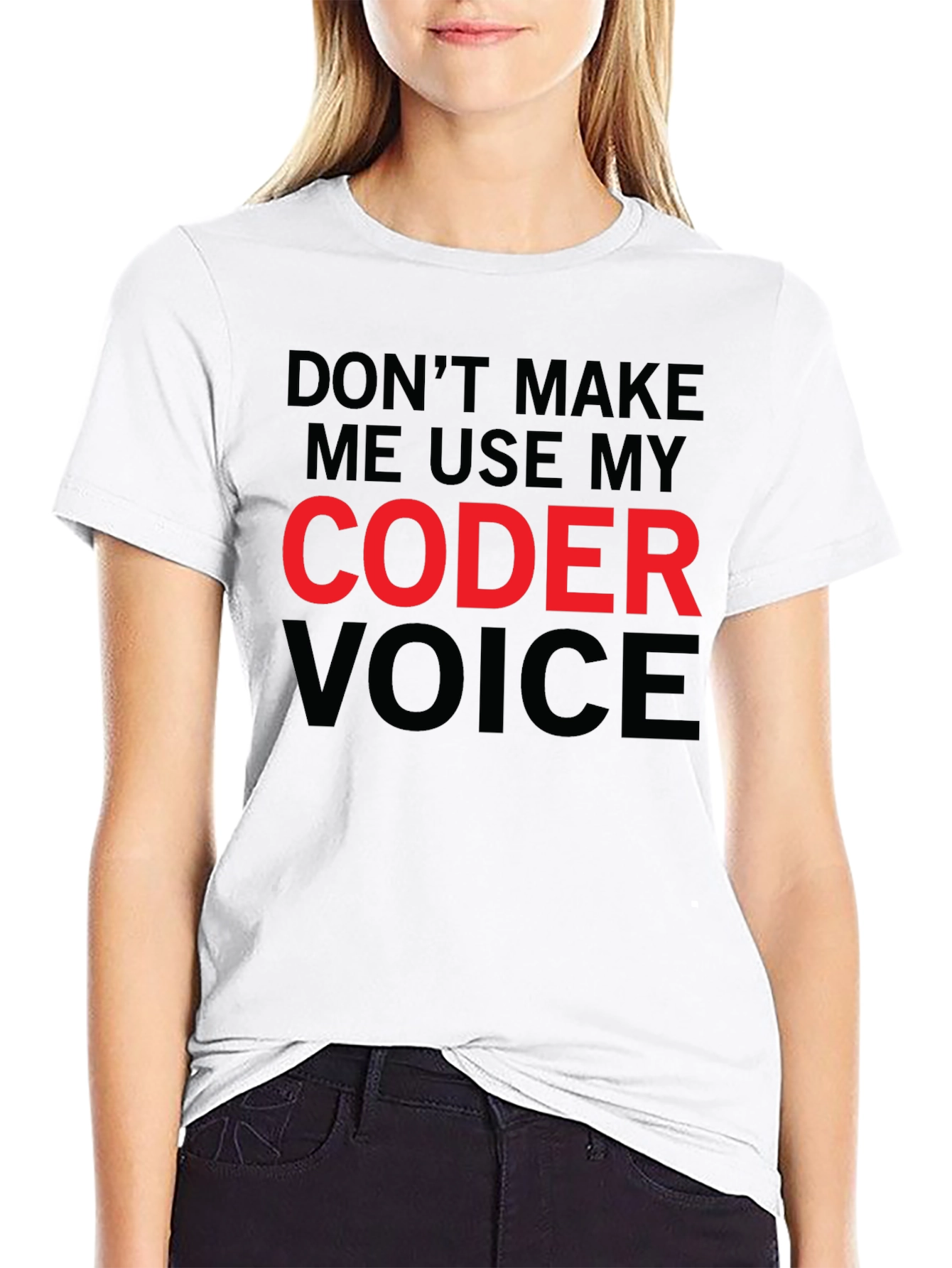 Coder Voice Funny Programmer T-Shirt