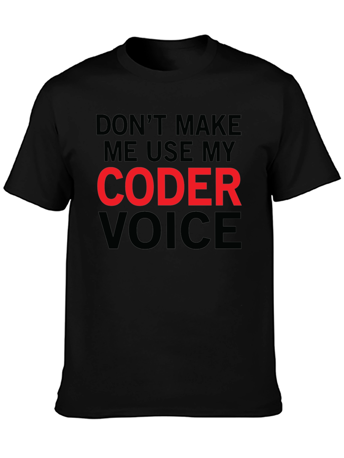 Coder Voice Funny Programmer T-Shirt