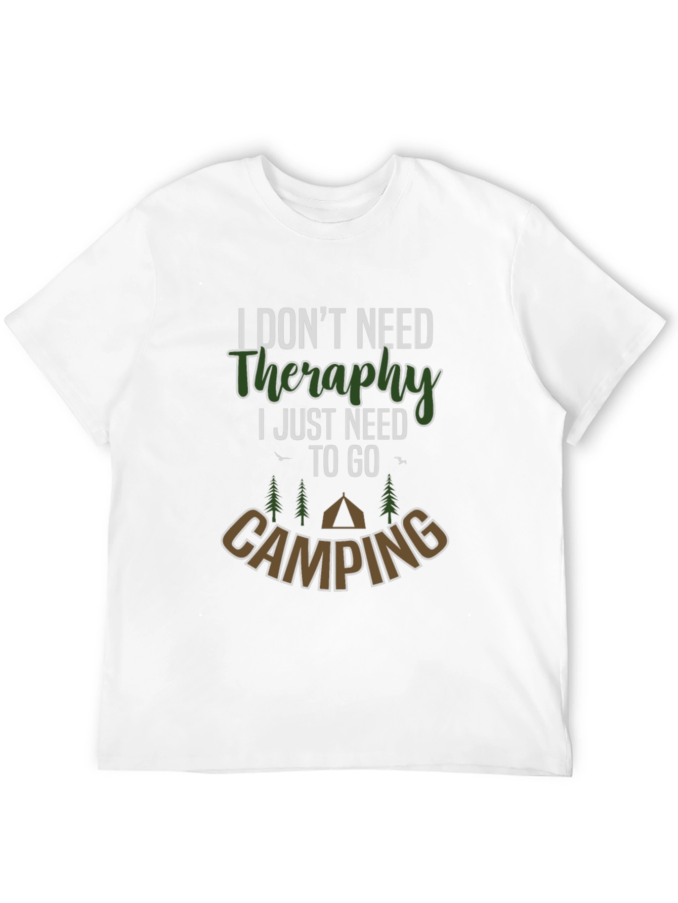 Camping Therapy T-Shirt - Nature Lover Tee