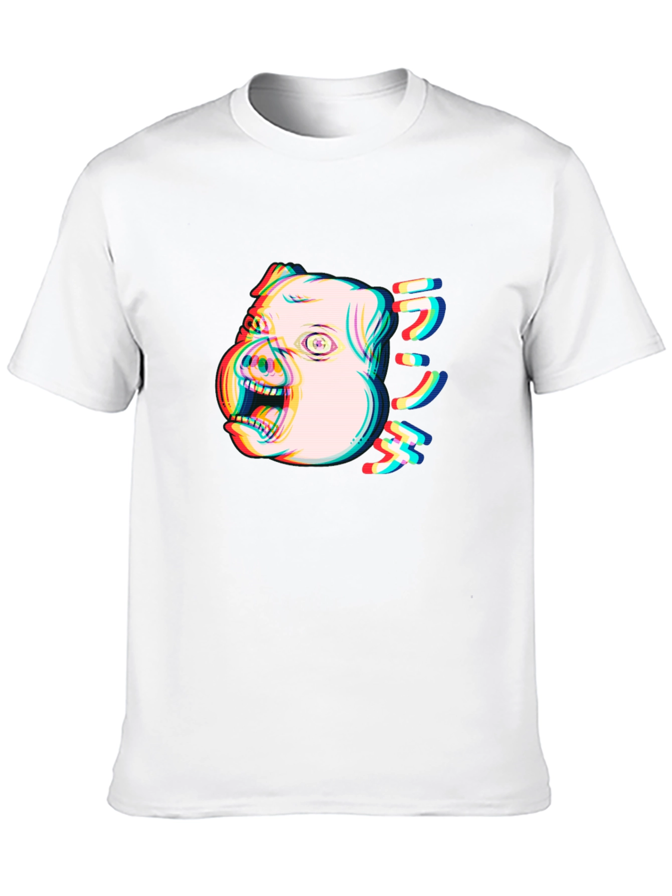 Glitch Pig Graphic Tee - Unisex Black T-Shirt