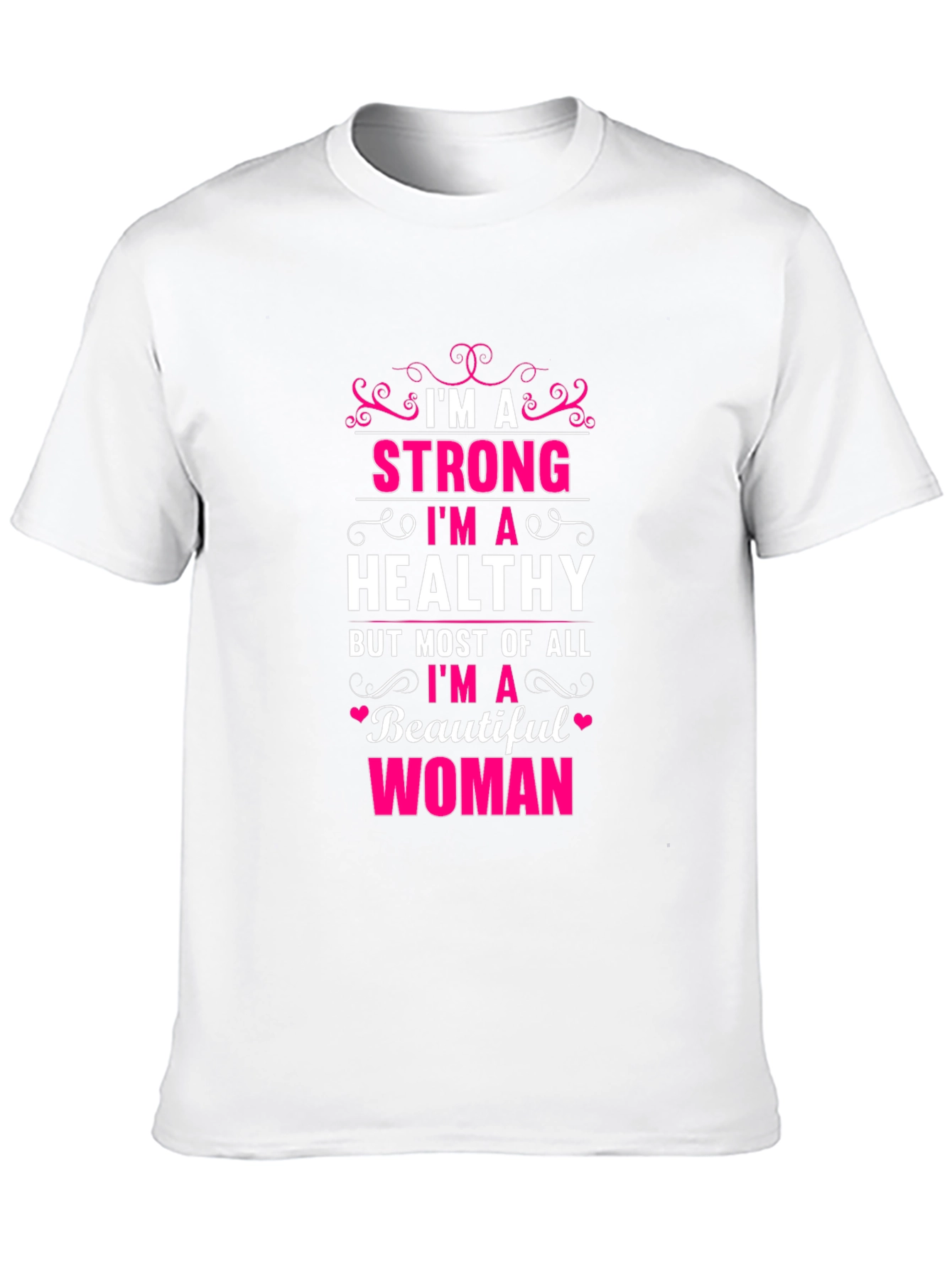 Strong & Healthy Woman Graphic Tee