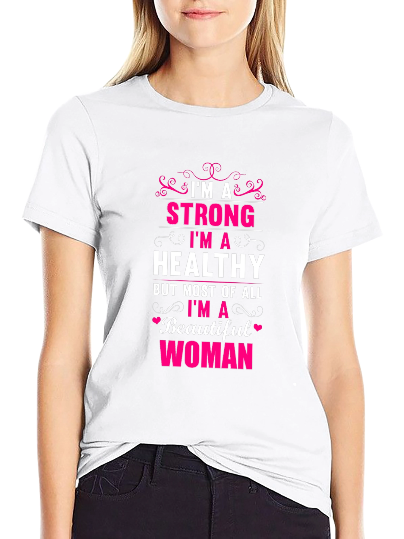 Strong & Healthy Woman Graphic Tee