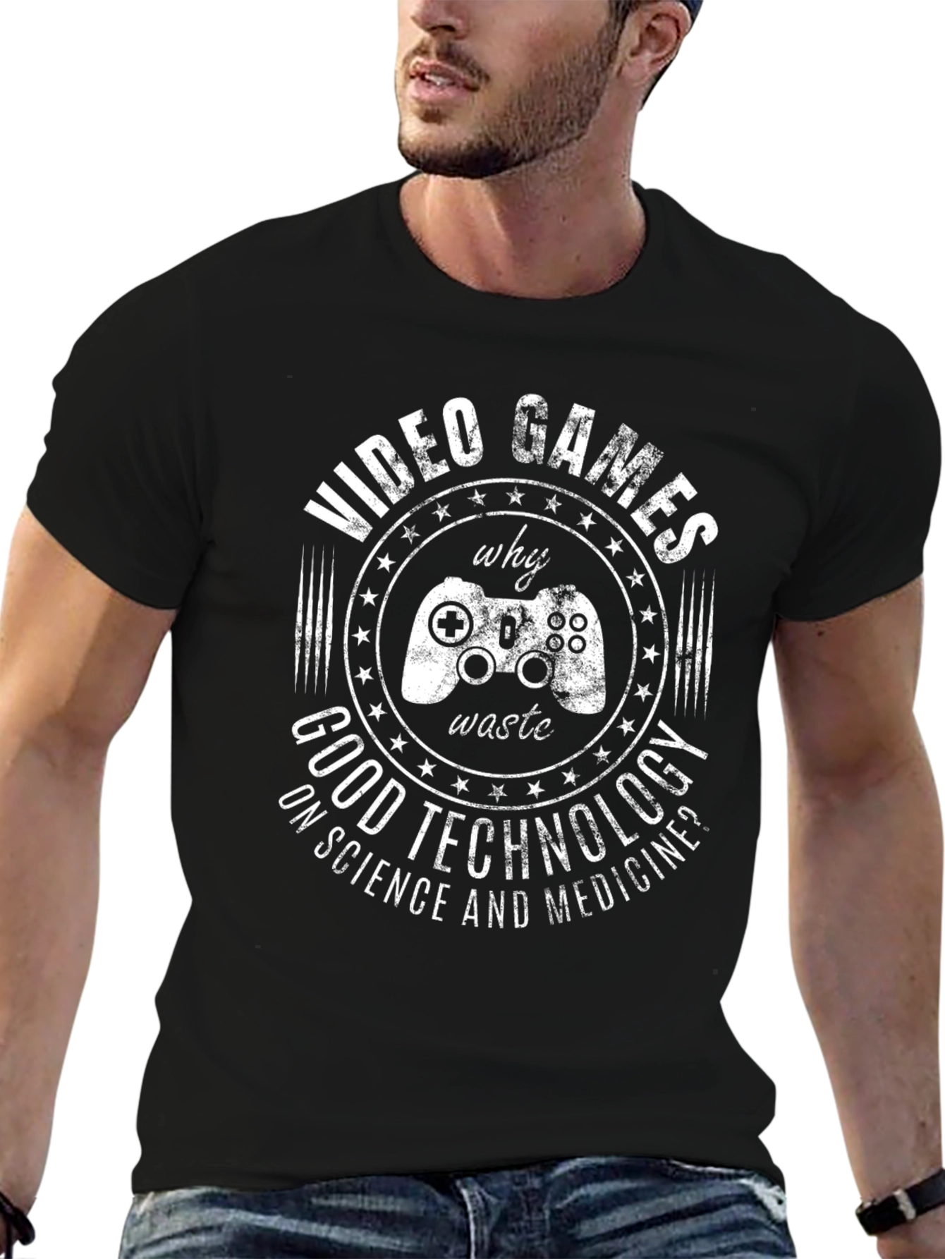 Video Games Good Technology Tee