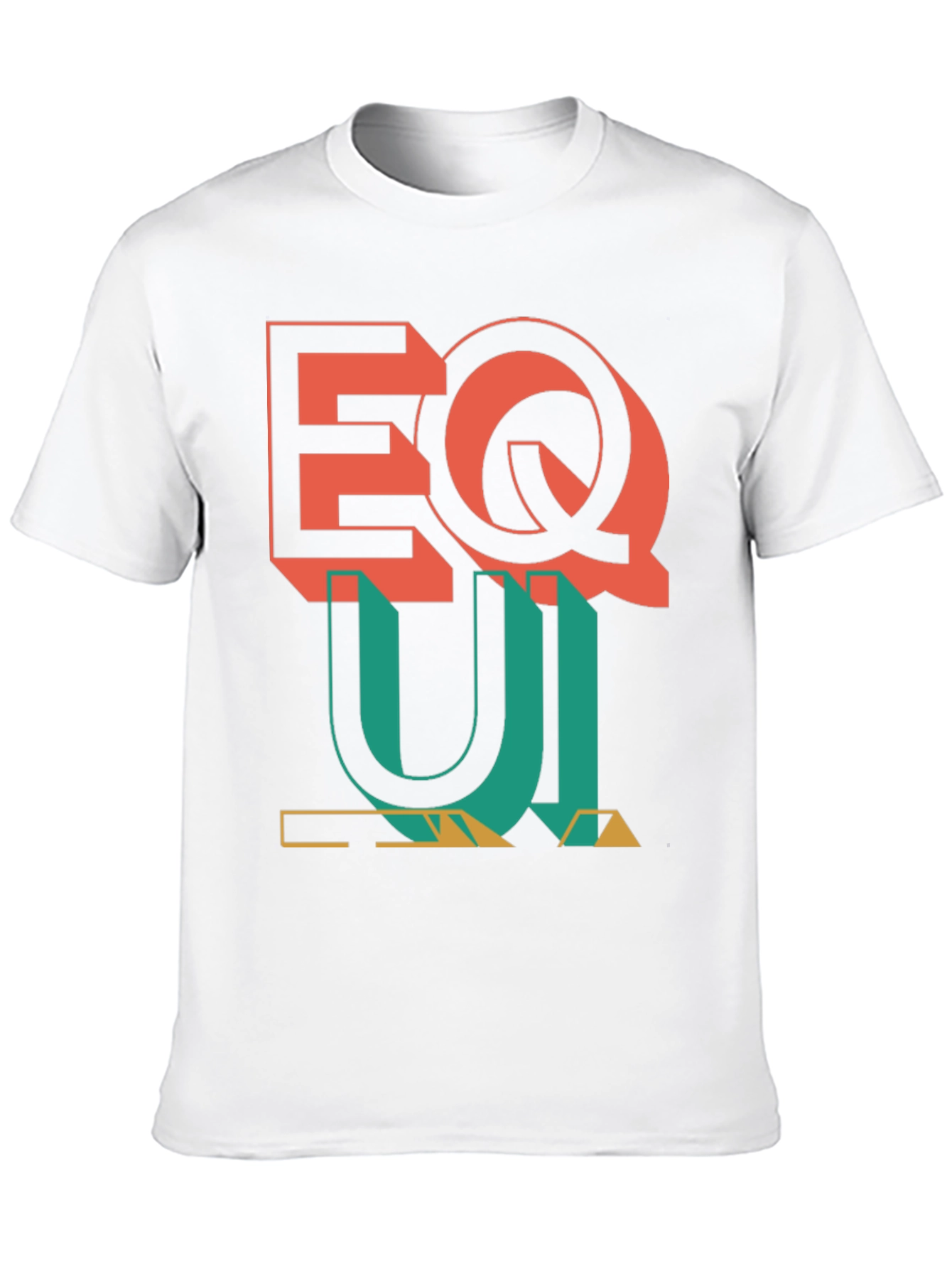 Geometric Graphic Print Tee - Bold EQ Design