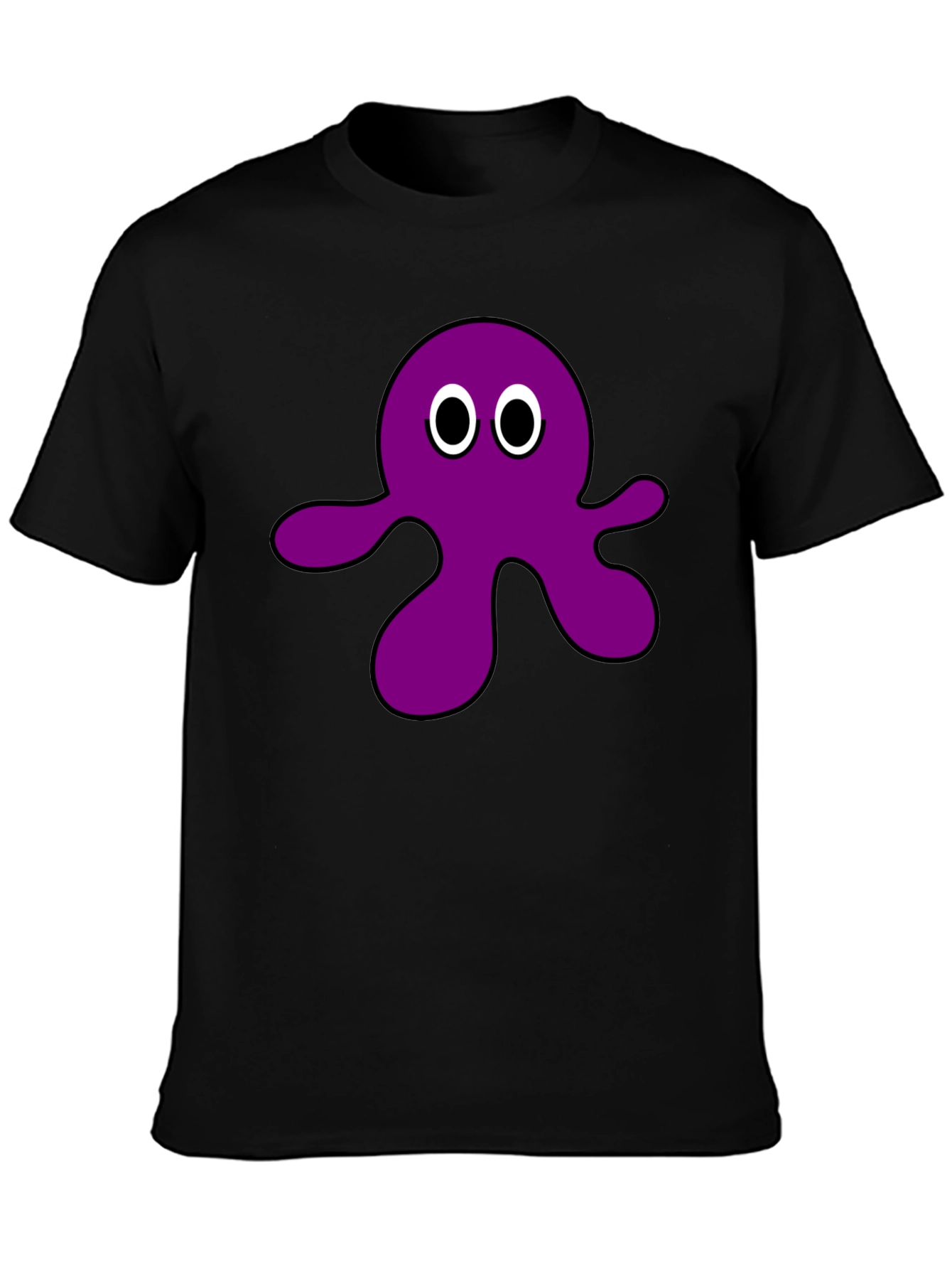 Purple Octopus Graphic Tee - Casual Comfort