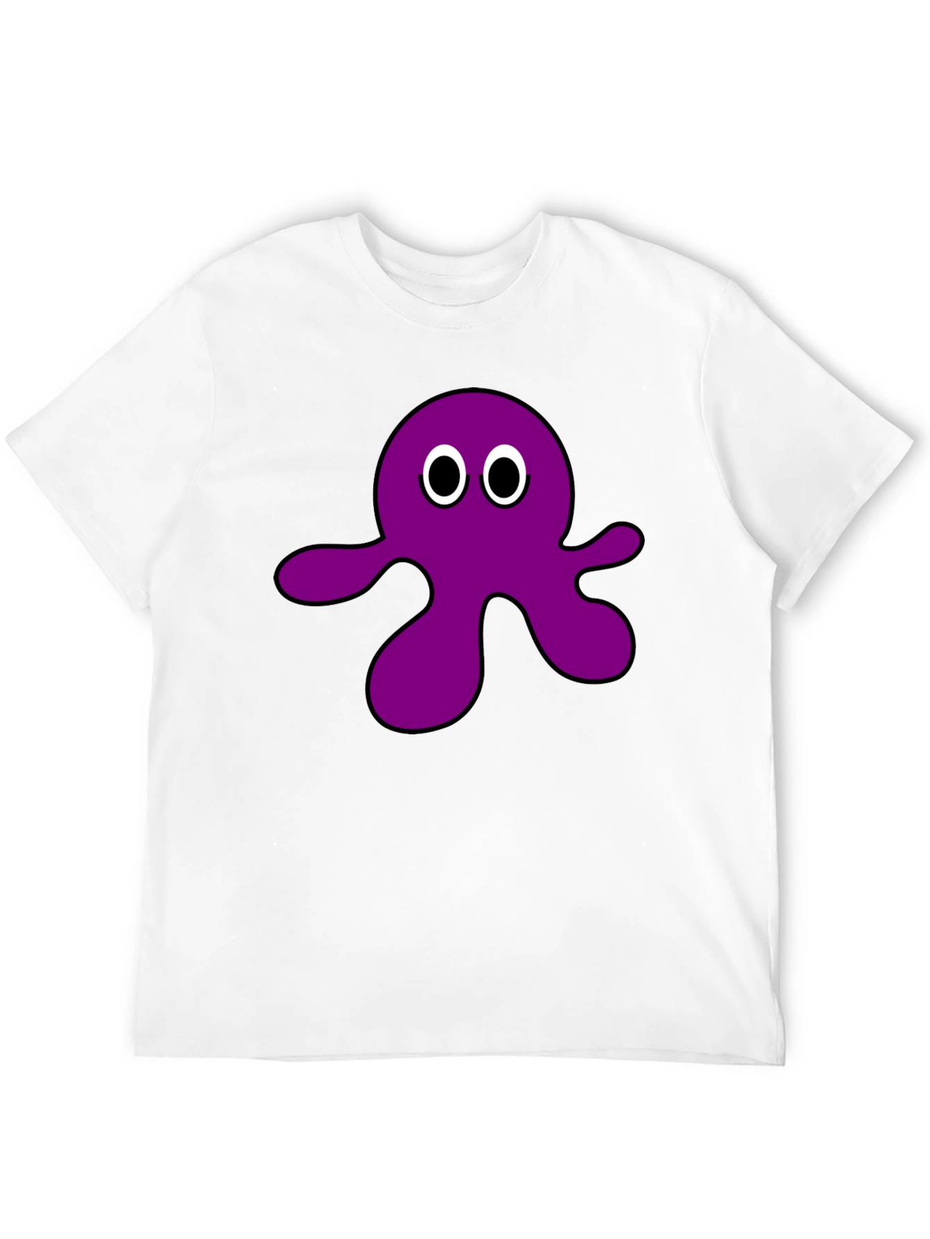 Purple Octopus Graphic Tee - Casual Comfort