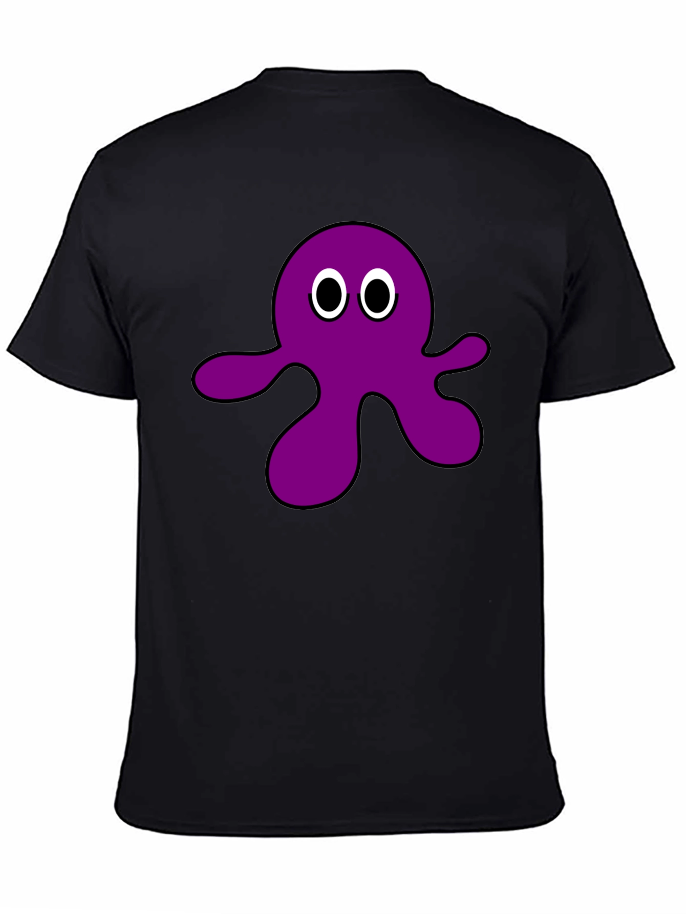 Purple Octopus Graphic Tee - Casual Comfort