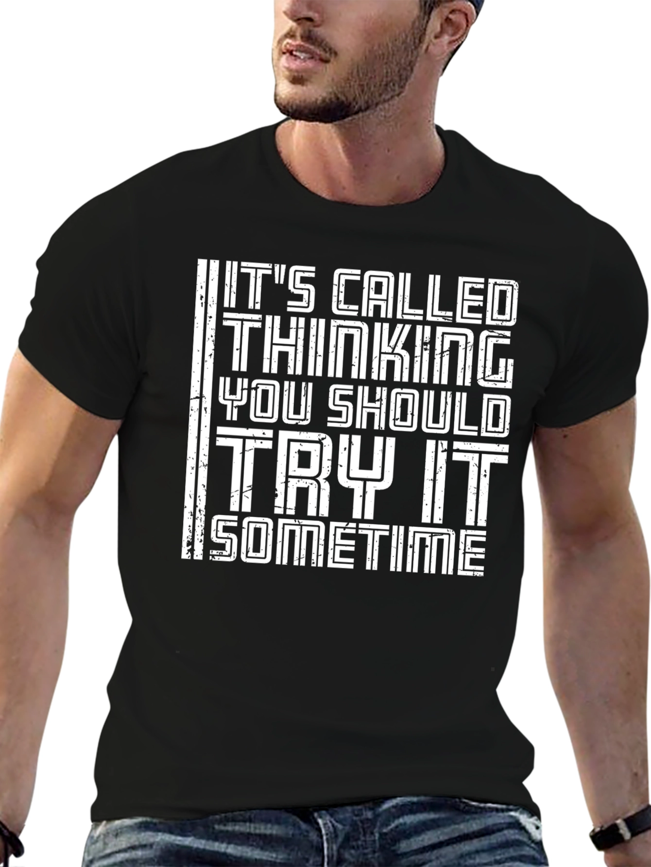 Thinking Try It Sometime Graphic Tee