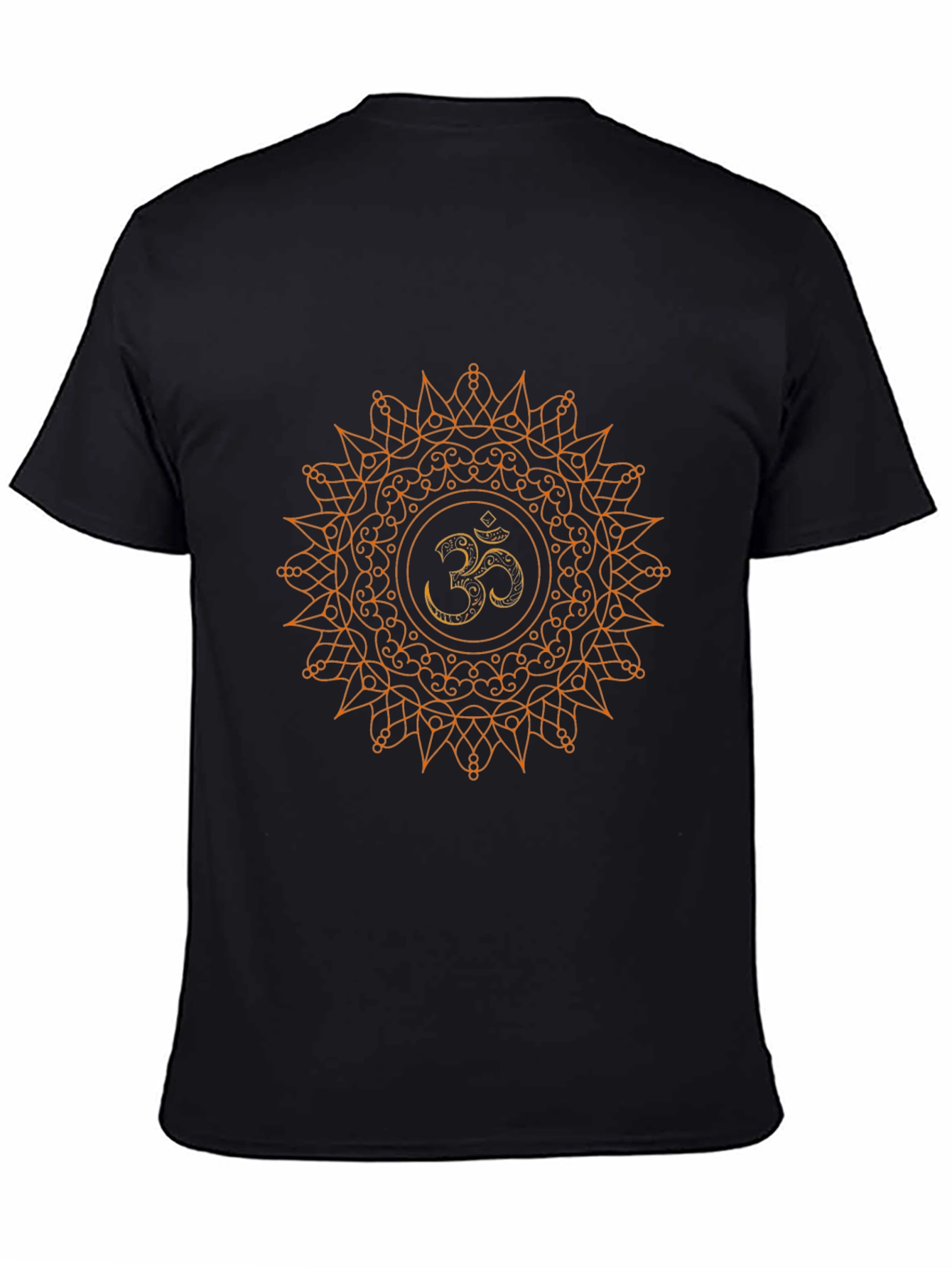 Om Mandala Graphic Black T-Shirt
