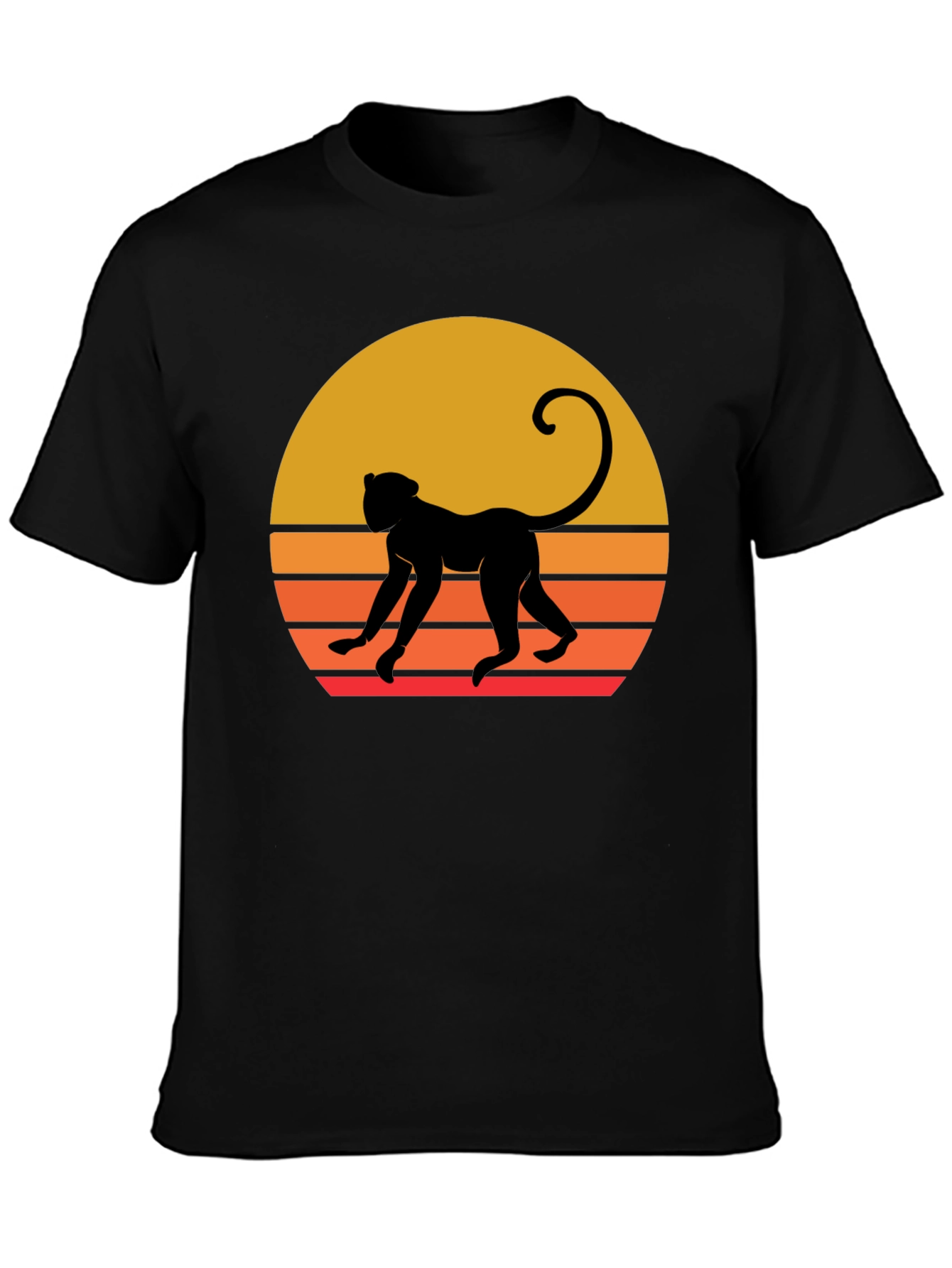 Retro Monkey Silhouette Tee